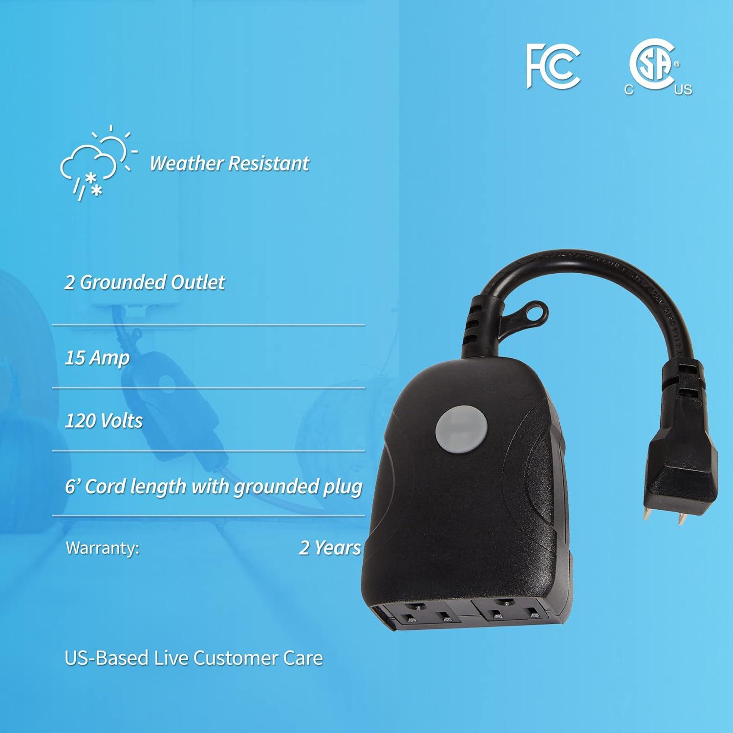 Enchufe Inteligente Wi-Fi Exterior Array HE1010 15A