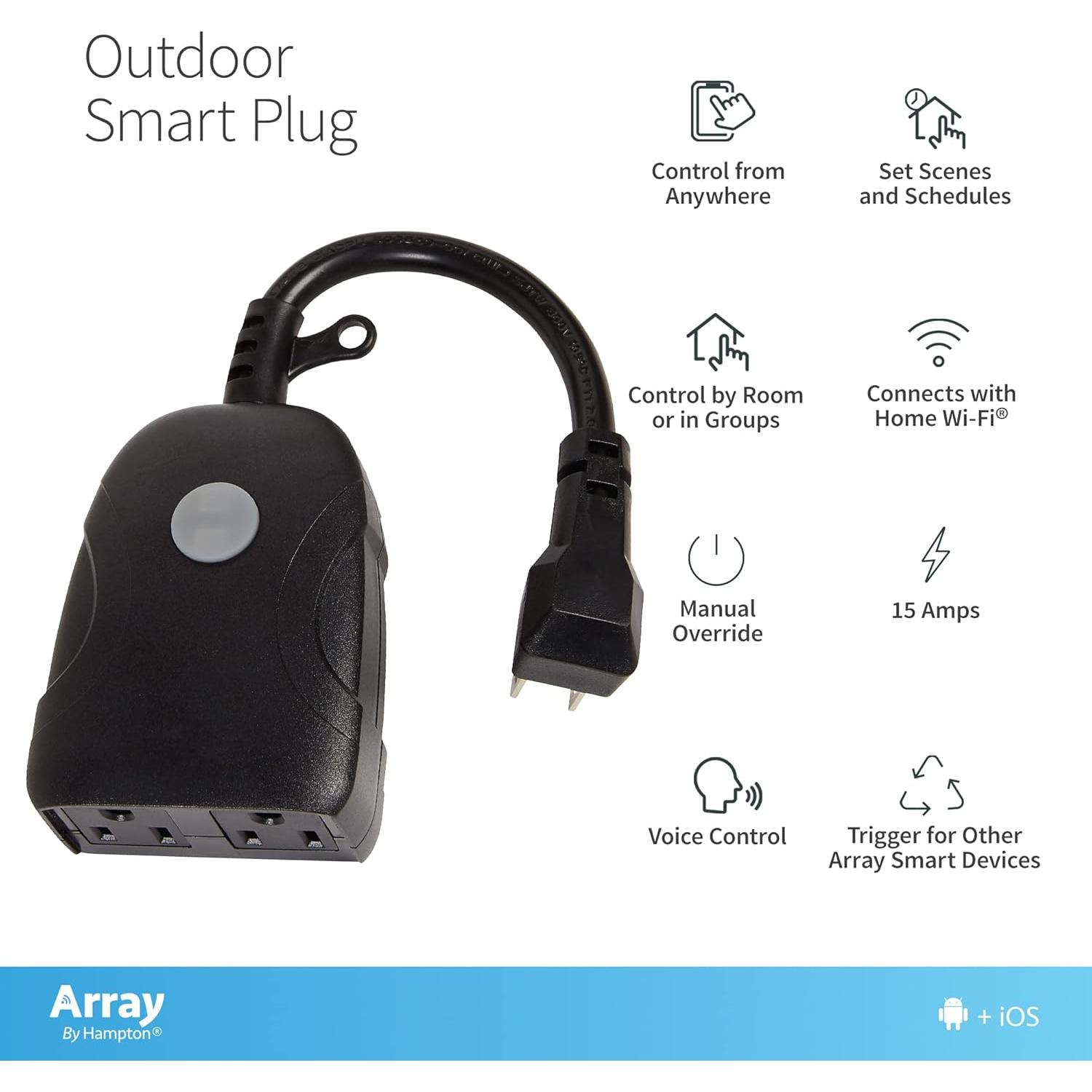 Enchufe Inteligente Wi-Fi Exterior Array HE1010 15A