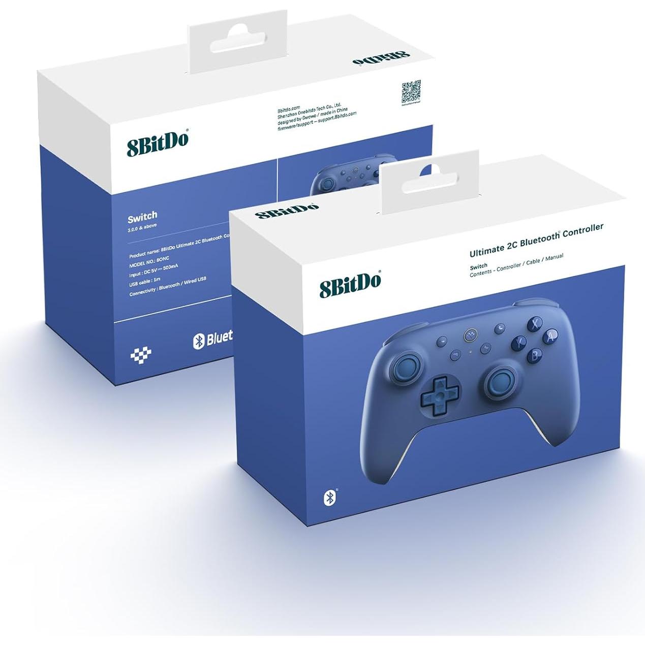 Controlador AKNES Ultimate 2C Bluetooth para Switch - Azul
