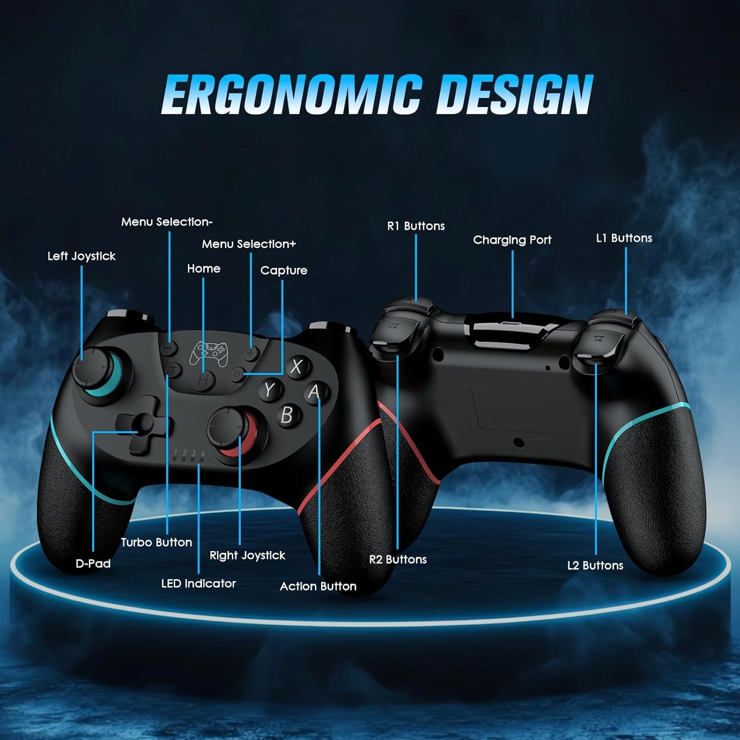 Controlador Inalámbrico VidPPluing para Switch y Lite