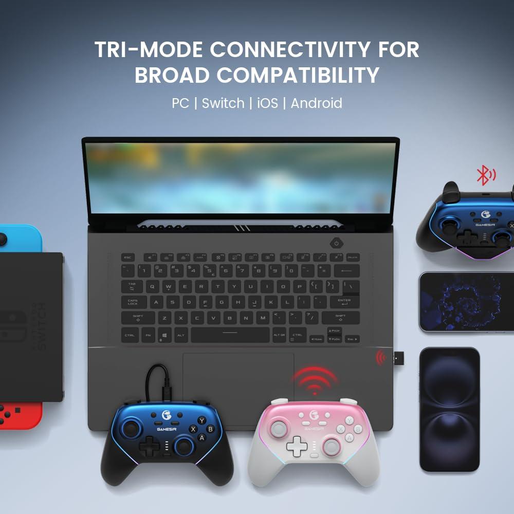 GameSir Super Nova Controlador Inalámbrico RGB para PC/Switch