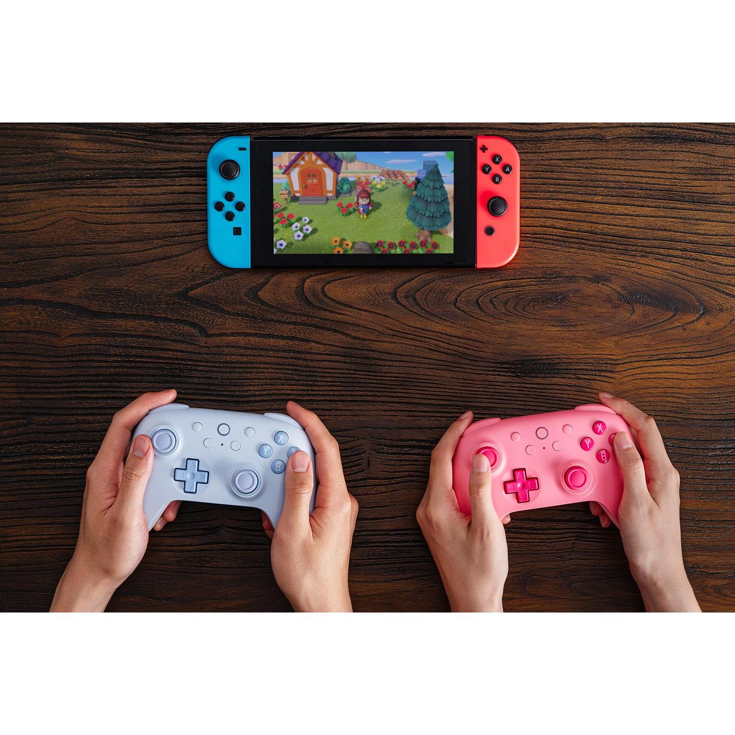 Controlador Bluetooth 8Bitdo Ultimate 2C Rosa con Joysticks