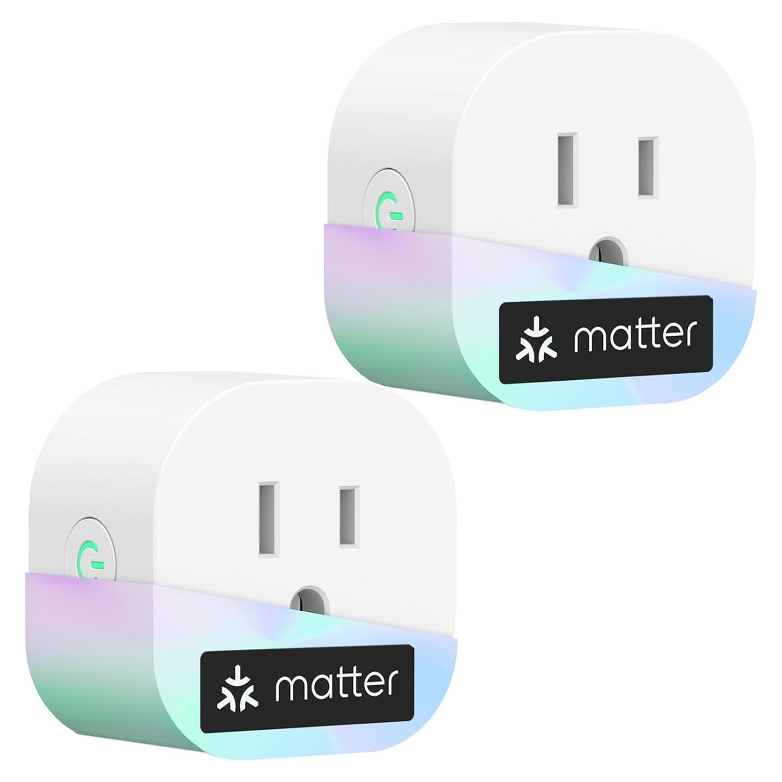 Enchufe Inteligente Meross Matter Mini - Paquete de 2