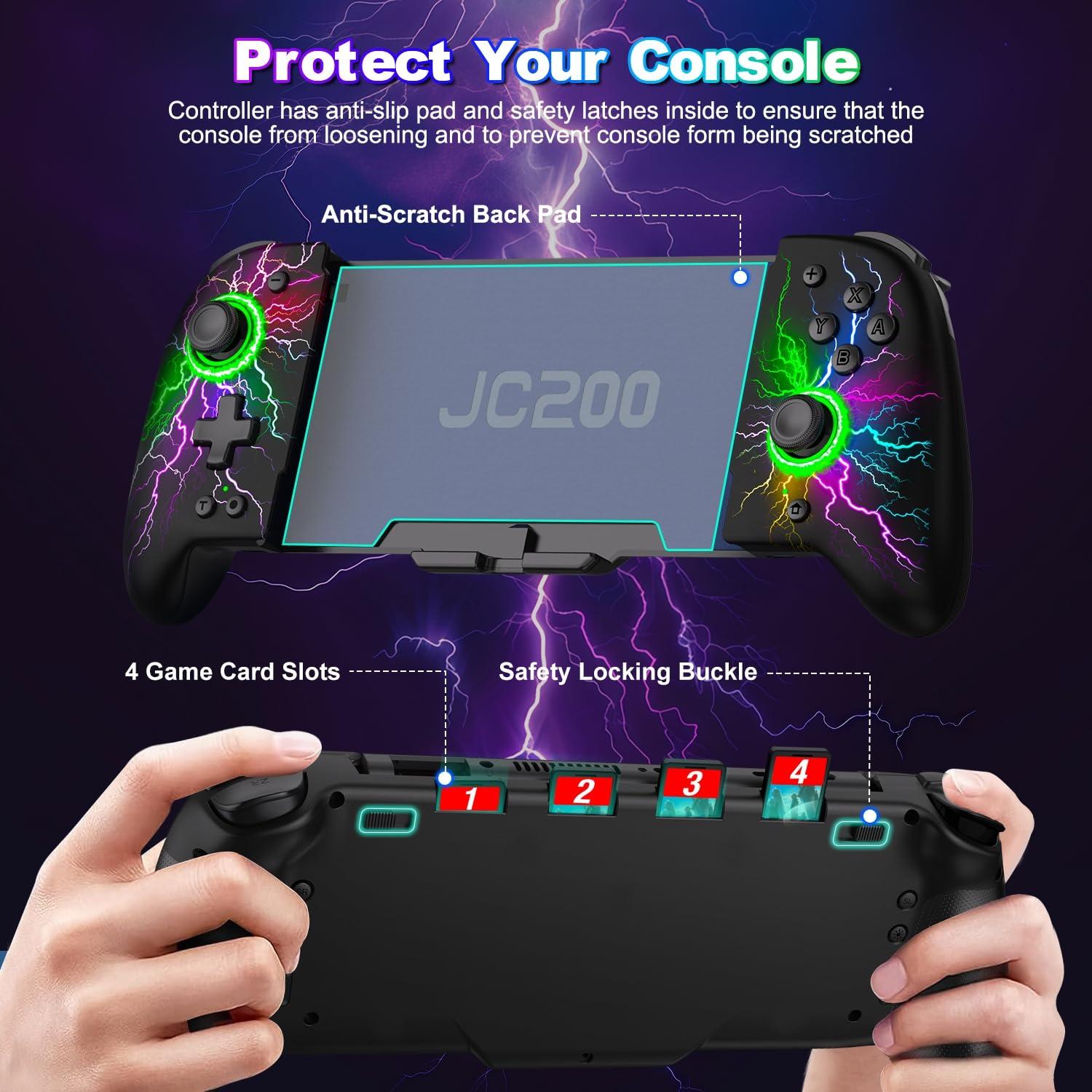 Controlador Nintendo Switch Joypad NinABXY Efecto Hall Ergonómico