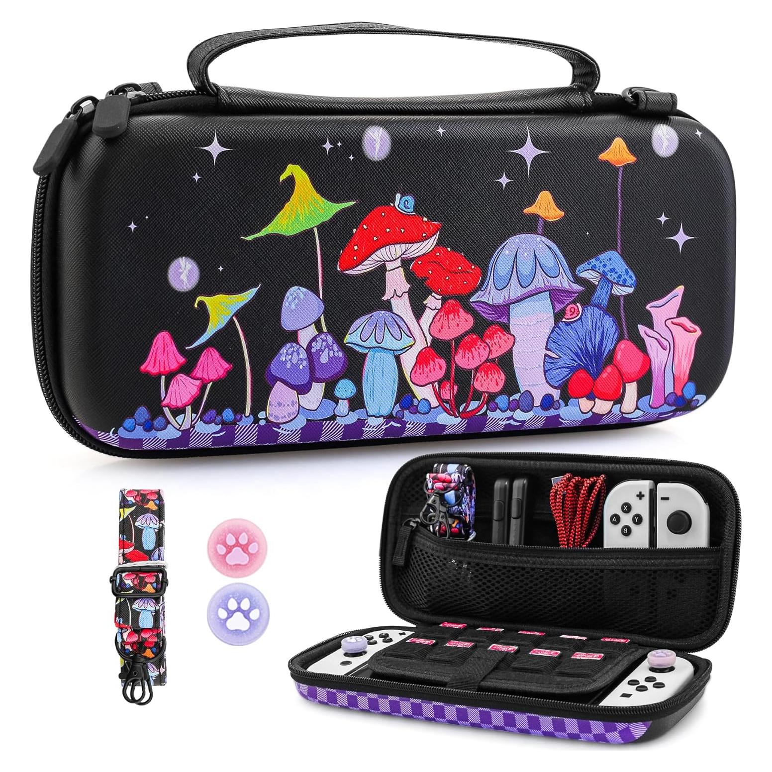 Funda de Transporte PAWDIARY para Nintendo Switch Negra