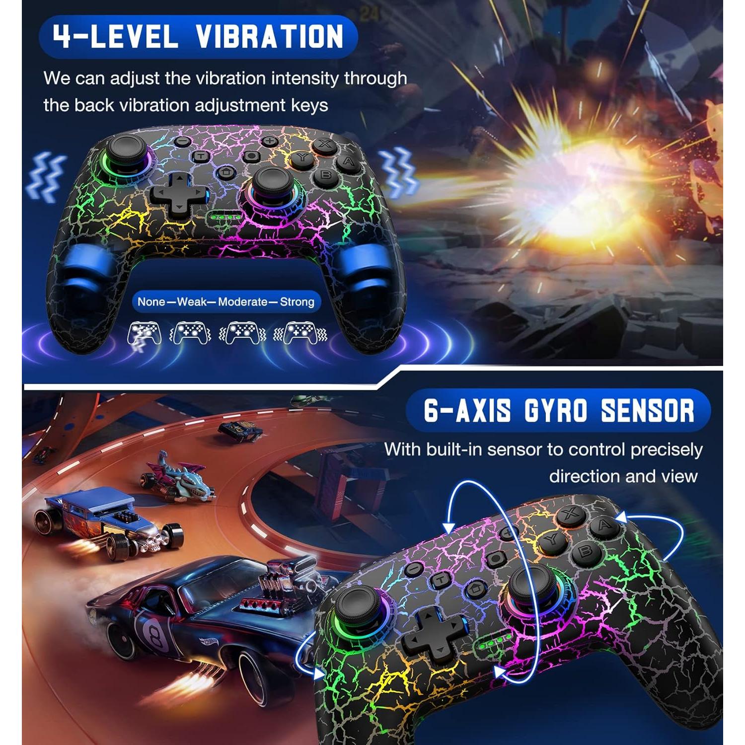 Controlador Gammeefy Pro Inalámbrico para Nintendo Switch