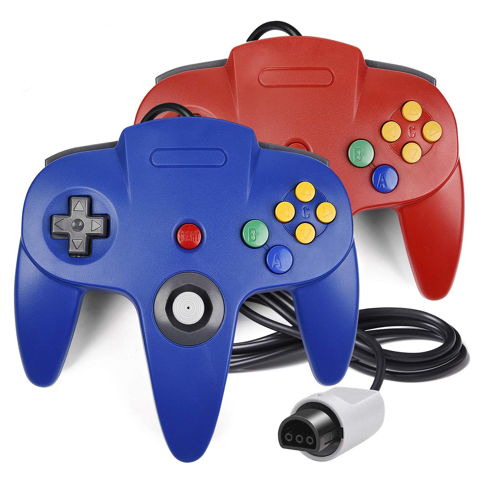 Controlador N64 iNNEXT Clásico x2 con Cable 1.83m