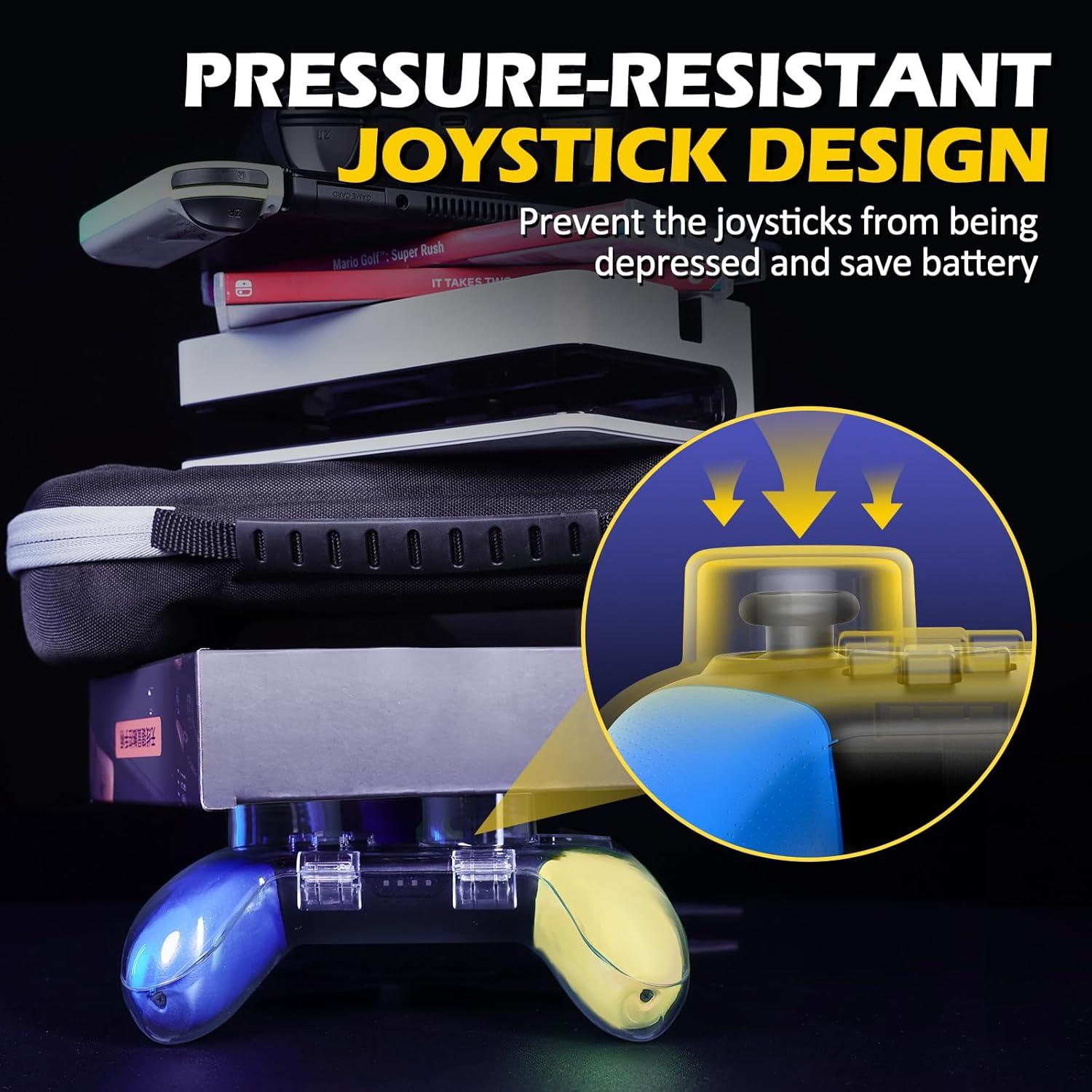 Funda Protectora IINE para Controlador Pro de Switch Transparente