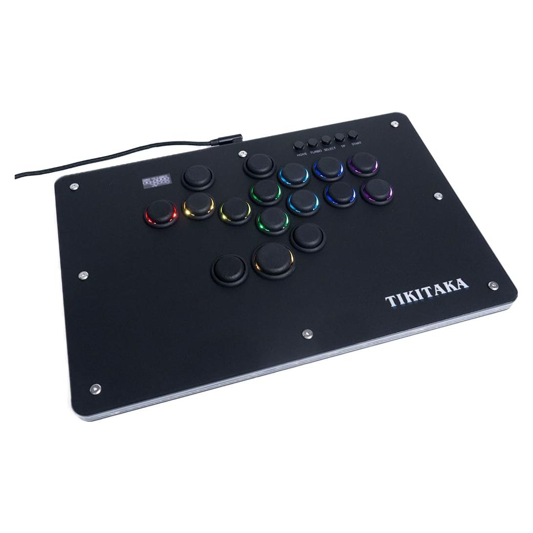 Controlador Arcade TIKITAKA Deluxe16B con Teclas de Nylon