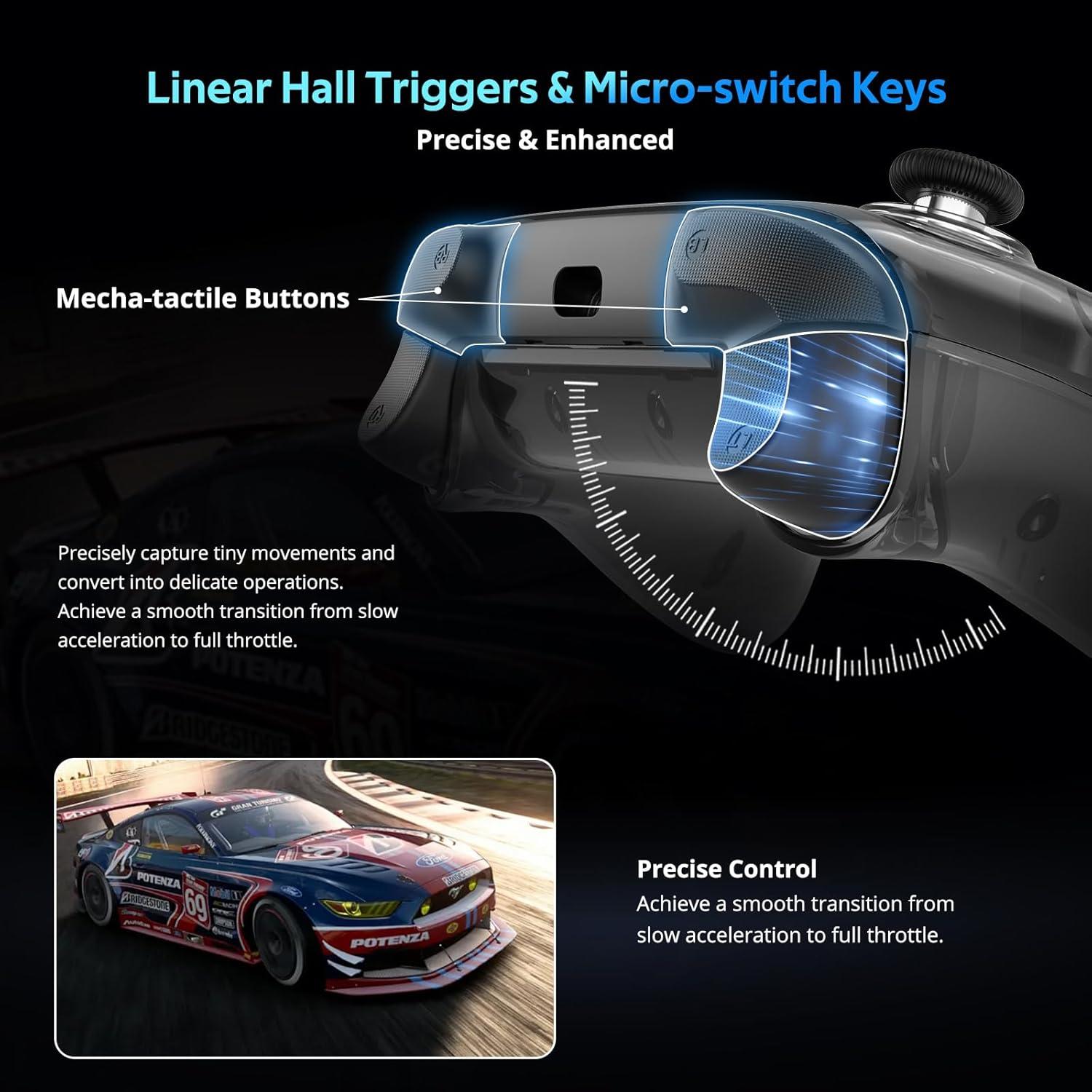 Controlador Inalámbrico ABXYLUTE C8 con RGB y Macro