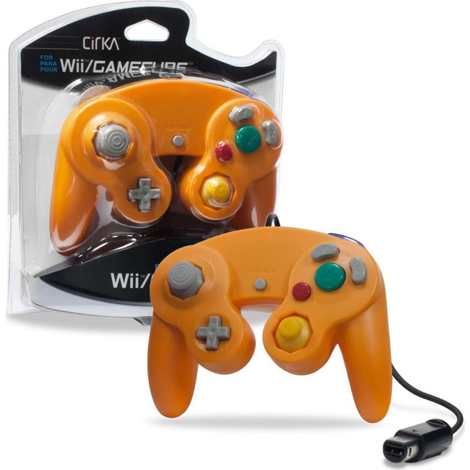 Controlador CirKa Naranja para GameCube y Wii