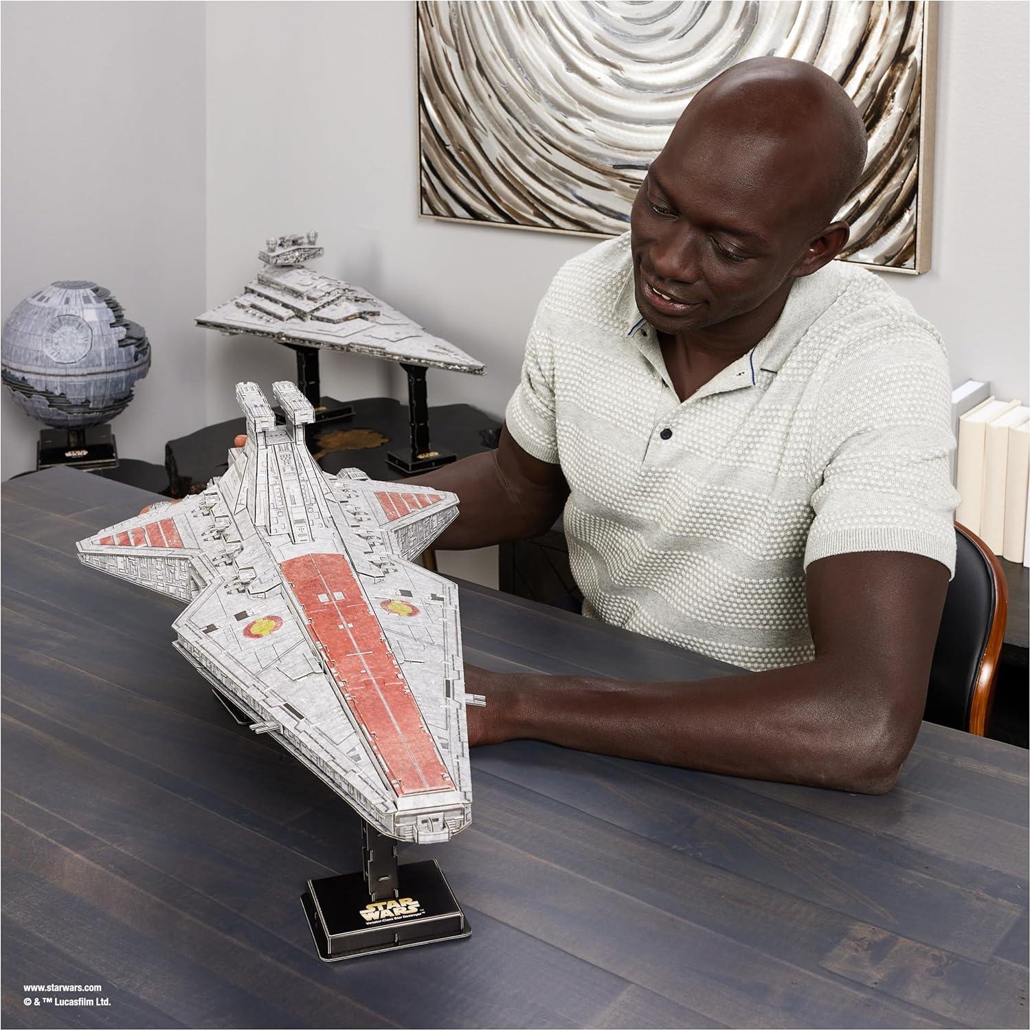 Kit Modelo 3D Star Wars Venator-Class 4D Build 288 Piezas