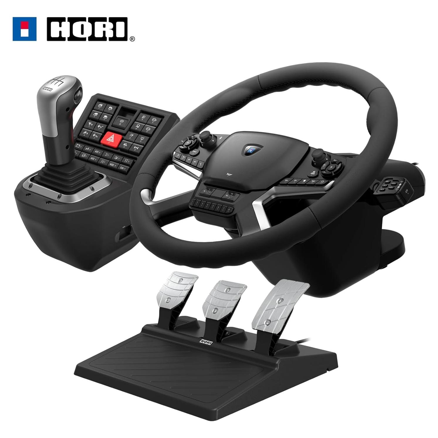 Sistema de Control de Camiones HORI para Windows 11/10 con Volante 40 cm