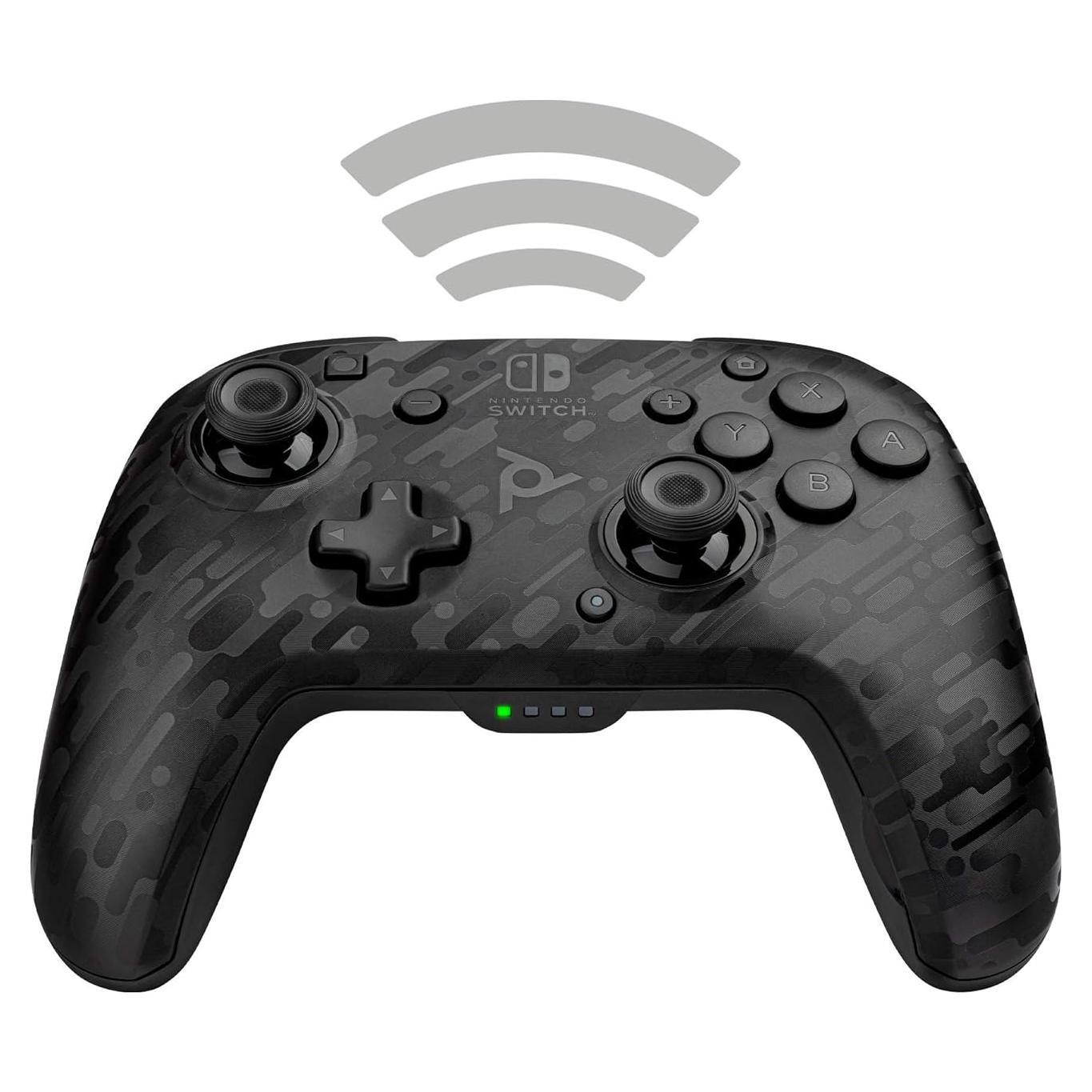 Controlador Inalámbrico PDP Gaming Faceoff Deluxe Camuflaje Negro