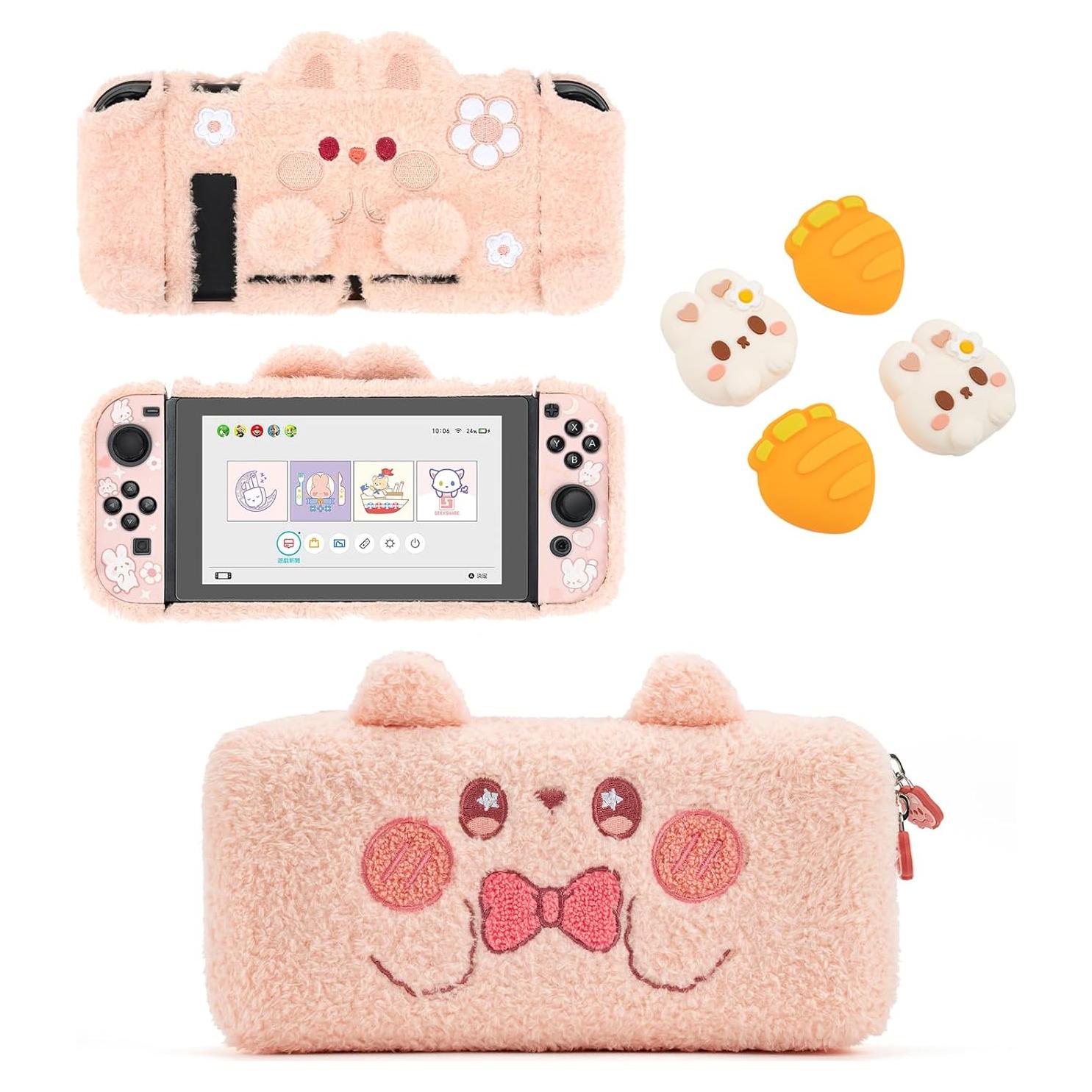 Funda Protectora GeekShare para Nintendo Switch con Accesorios