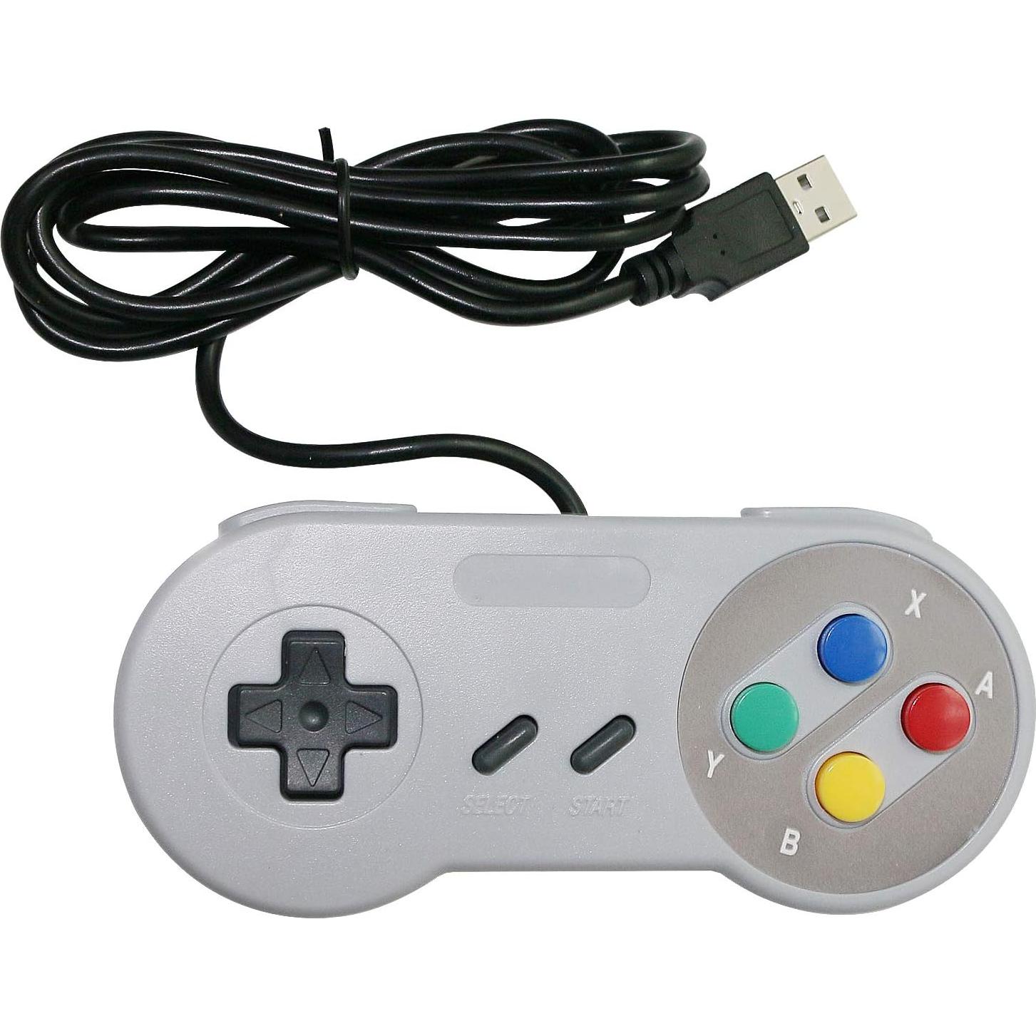 Paquete 2 Controladores USB Retro TOOPONE para PC y Mac