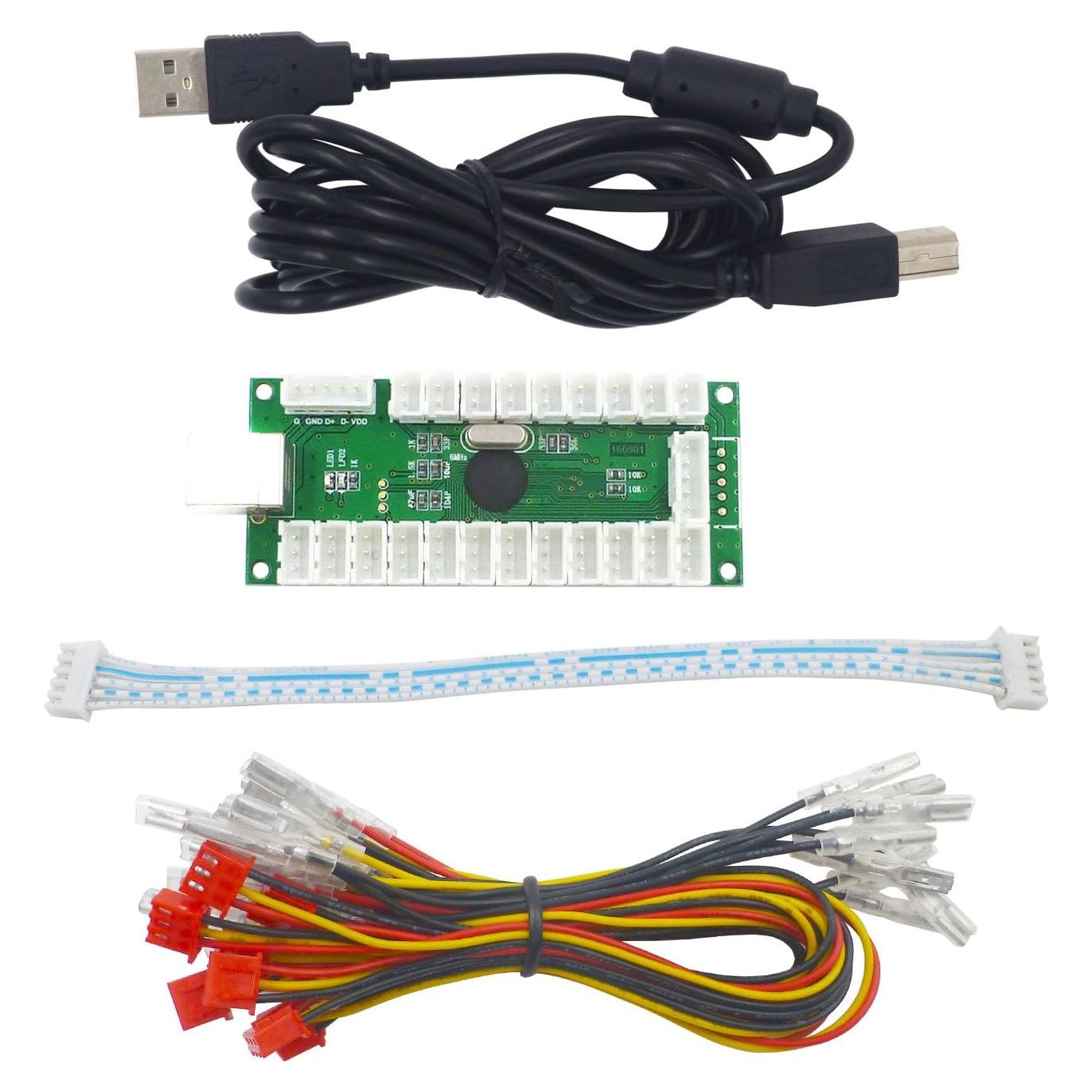 Codificador USB SJ@JX Zero Delay para Joystick y LED