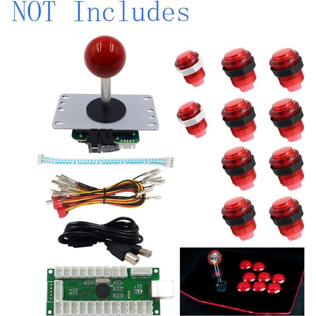 Codificador USB SJ@JX Zero Delay para Joystick y LED