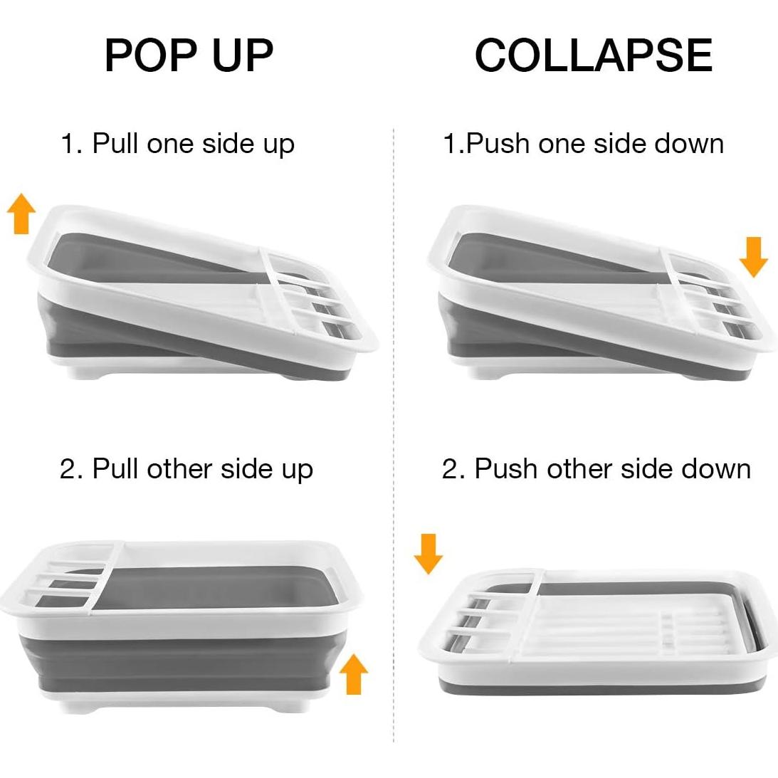 Estante Plegable THANSTAR para Secar Platos 31.5x36.6cm