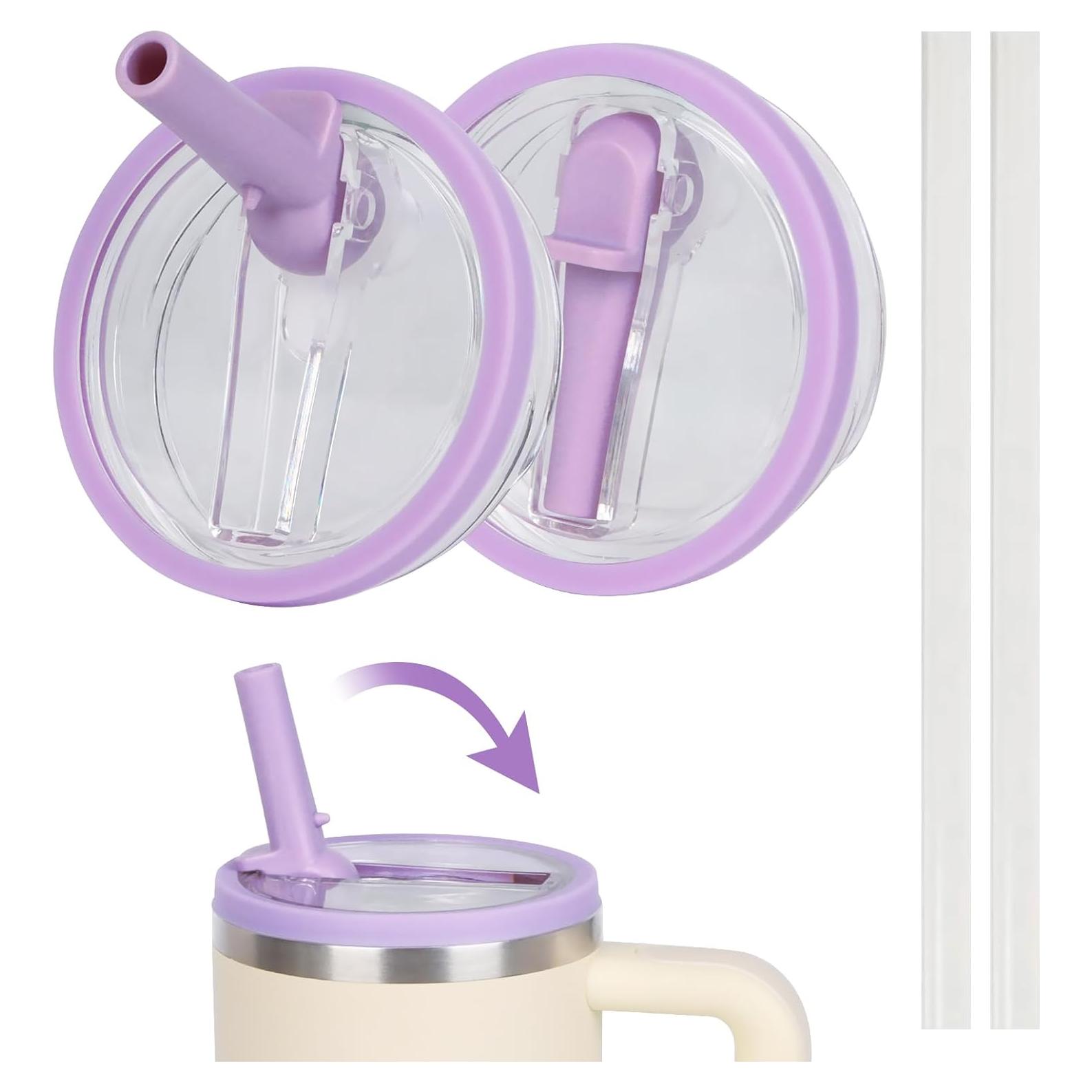 Tapa Reemplazo 30 oz Stanley Quencher Morado 2 Pcs