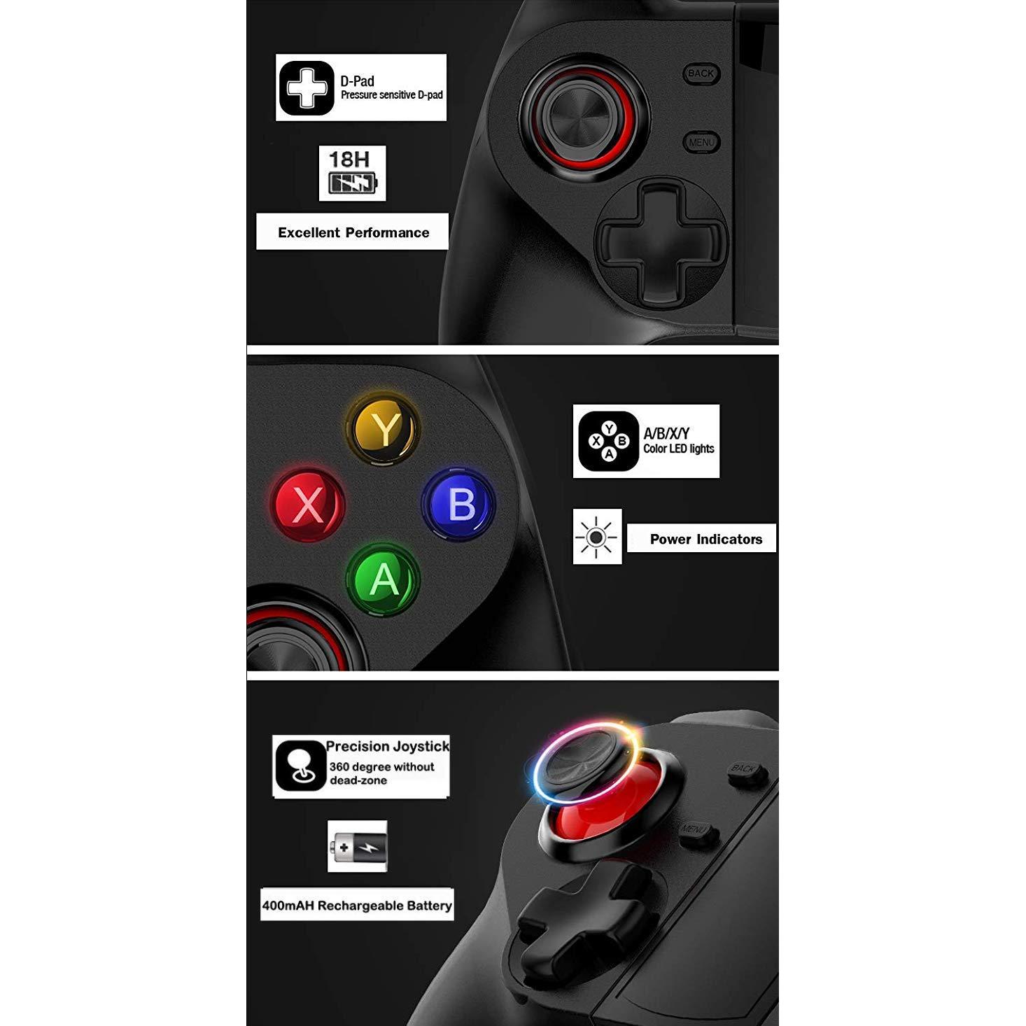 Controlador de Juego Móvil TECGAMER Inalámbrico Bluetooth