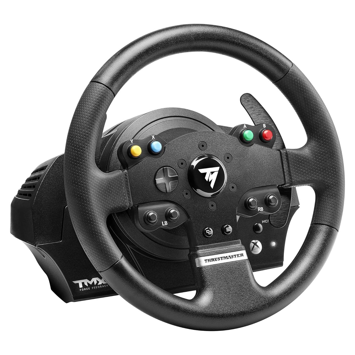 Volante ThrustMaster TMX 11" con pedales y fuerza
