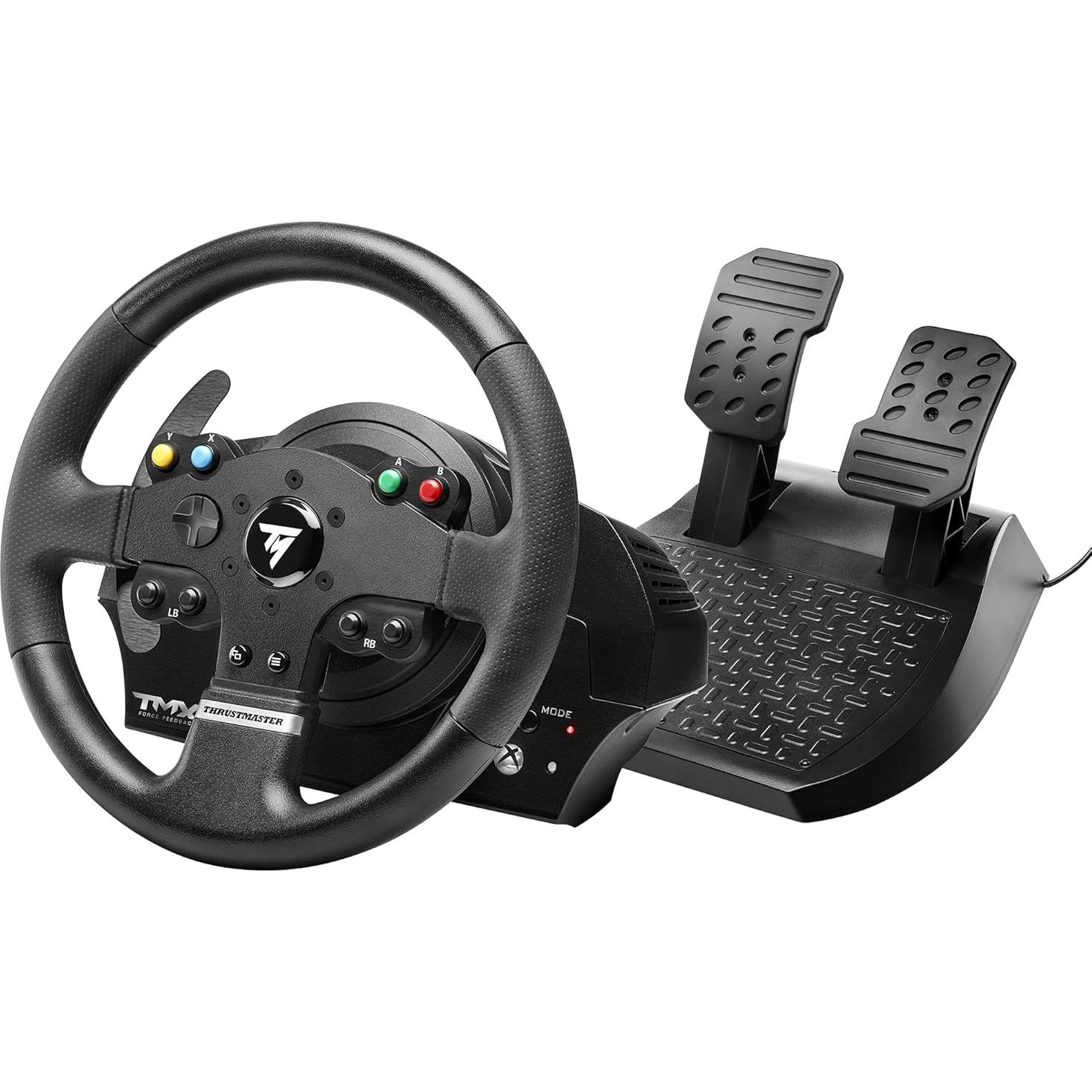 Volante ThrustMaster TMX 11" con pedales y fuerza