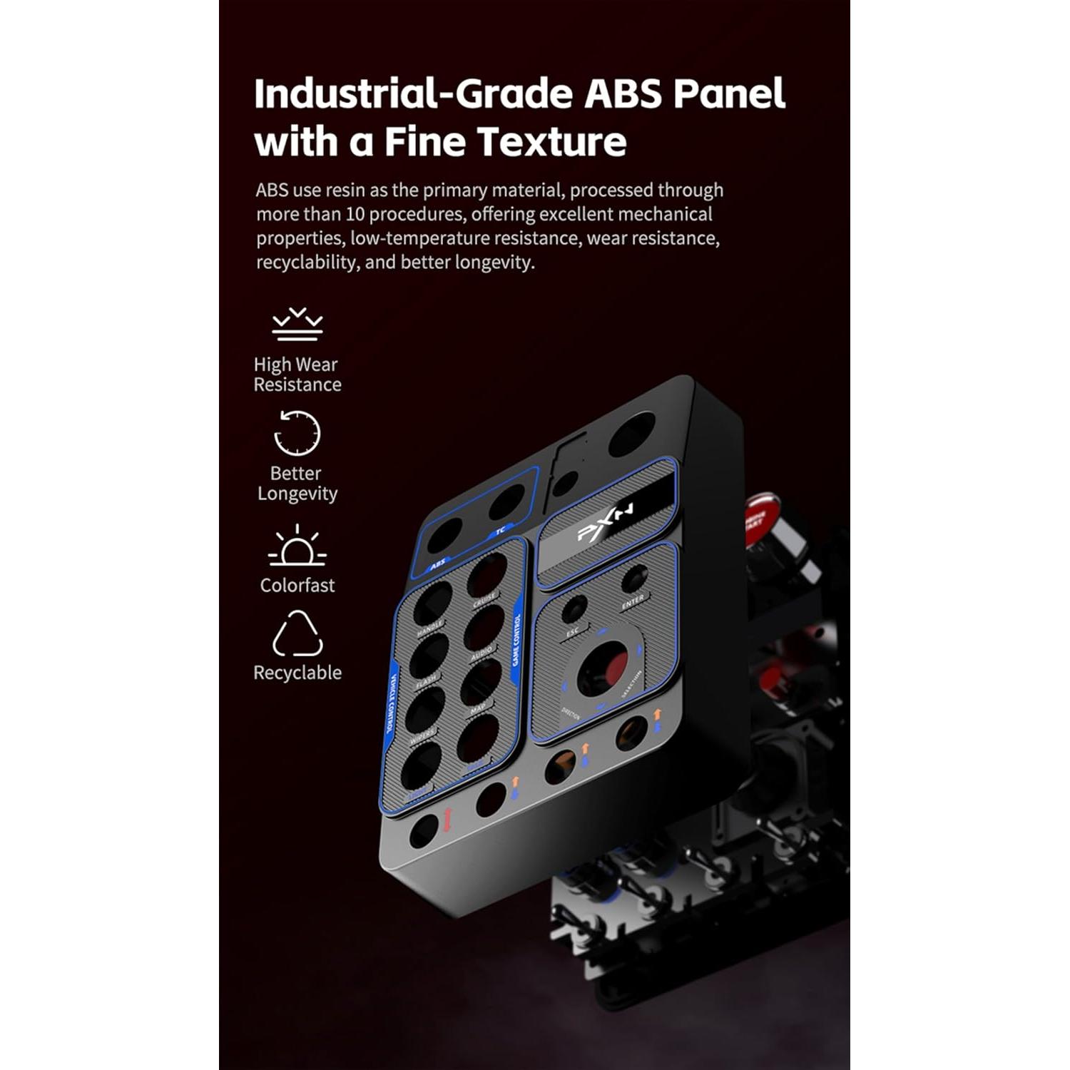 Caja de Botones de Carreras PXN CB1 30 Botones RGB PC