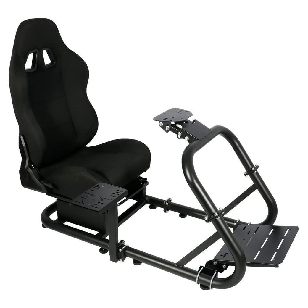 Cockpit de Simulación Marada con Asiento Ajustable para Volantes