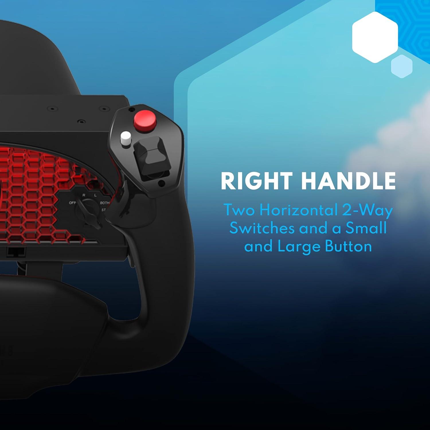 Yugo de Simulador de Vuelo Honeycomb Alpha con Panel