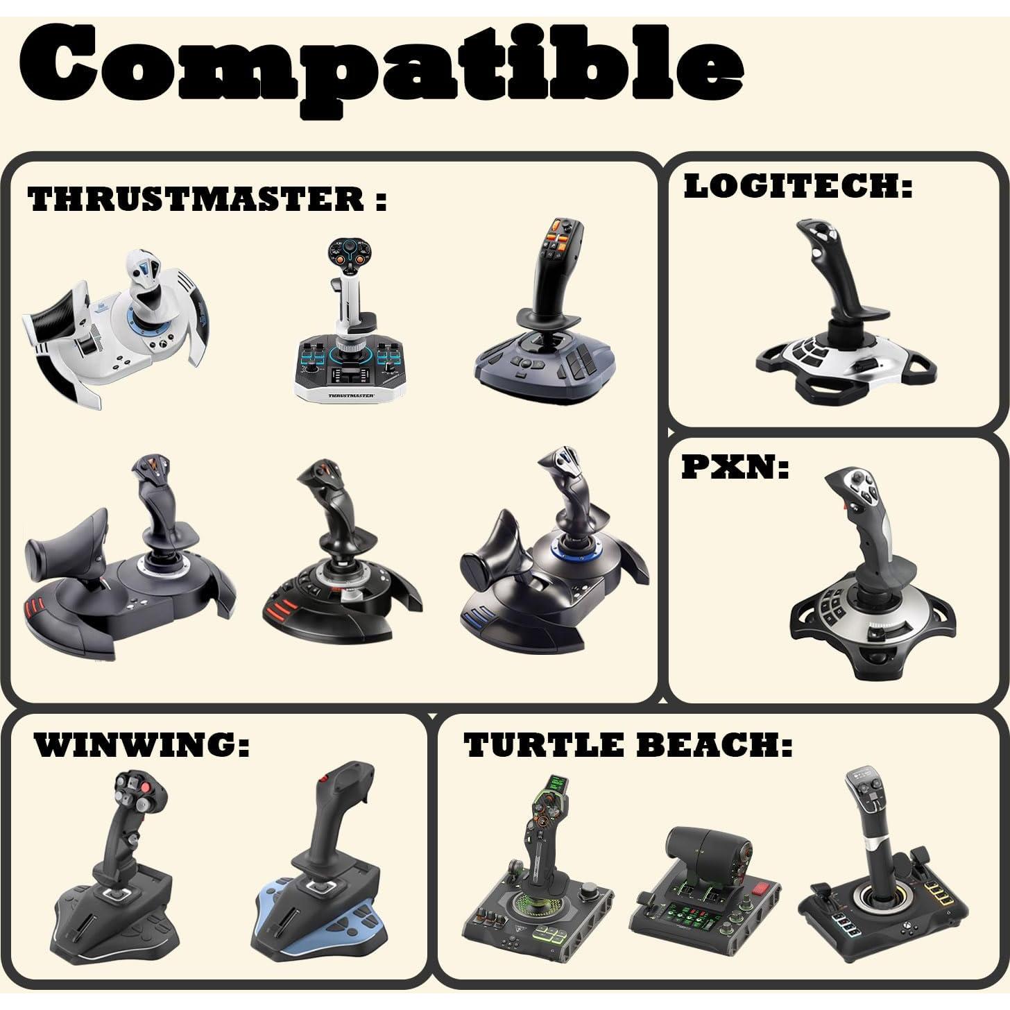 Soporte de Escritorio Metal BUJ para Joysticks de Vuelo