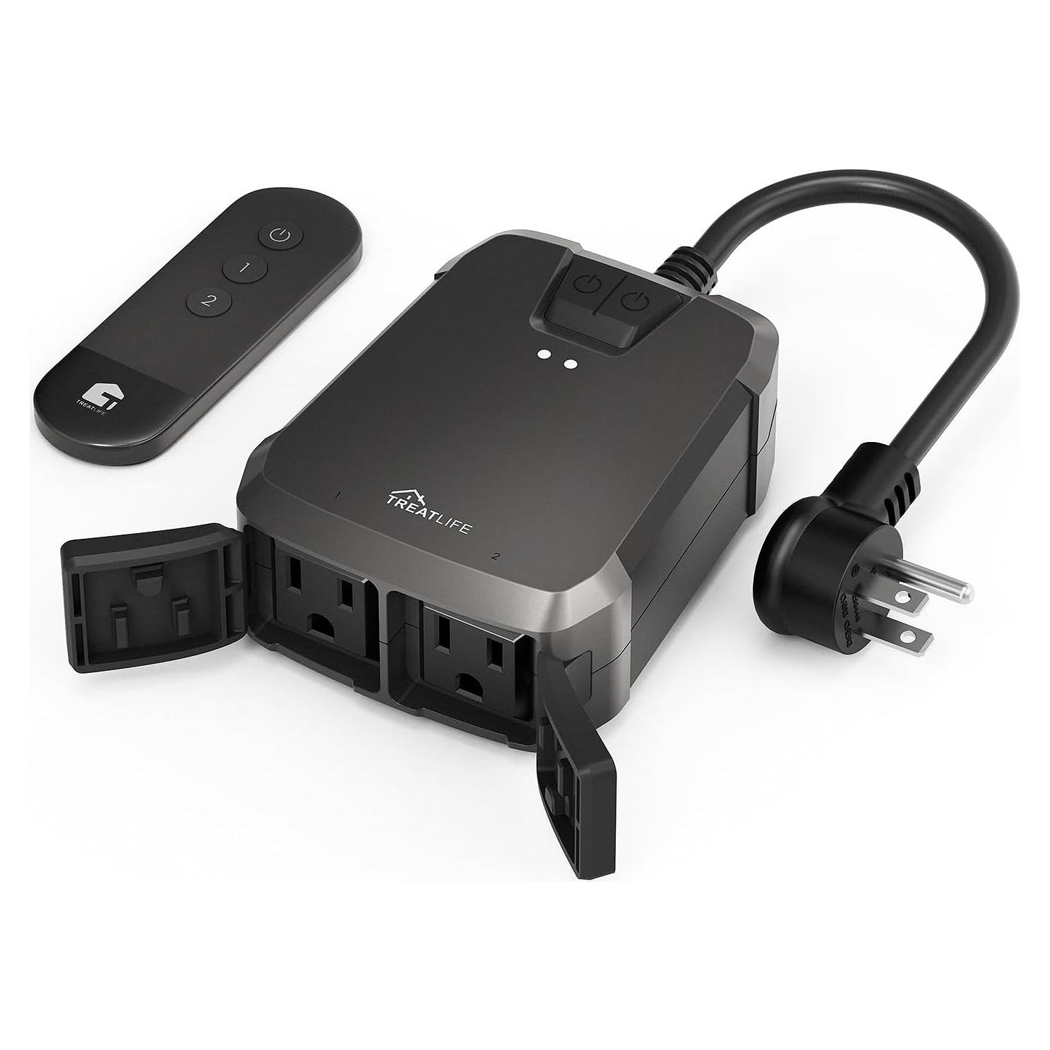 Enchufe Inalámbrico TREATLIFE SK30R Control Remoto IP64