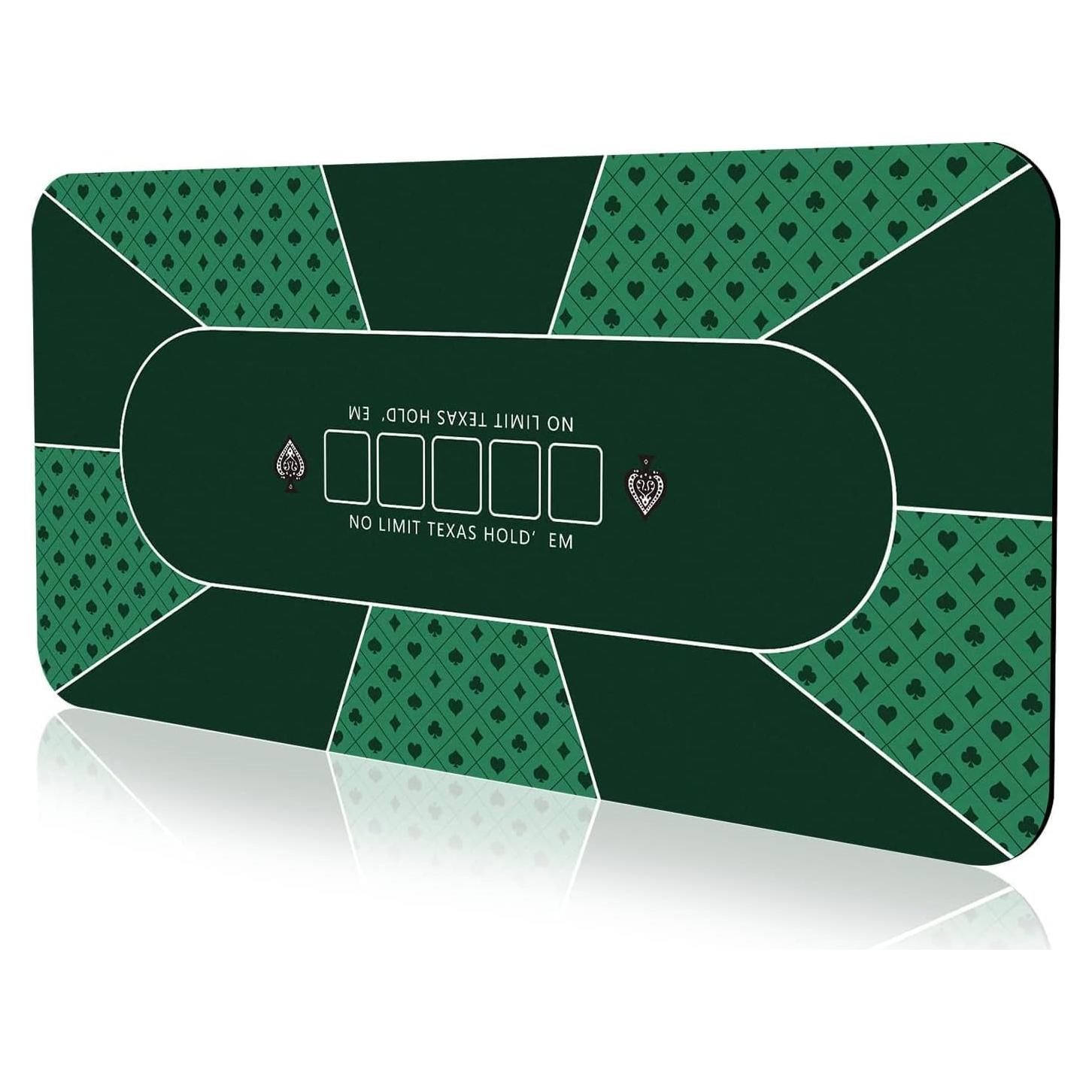 Tapete de Póker YUZPKRSI 178 x 89 cm Antideslizante