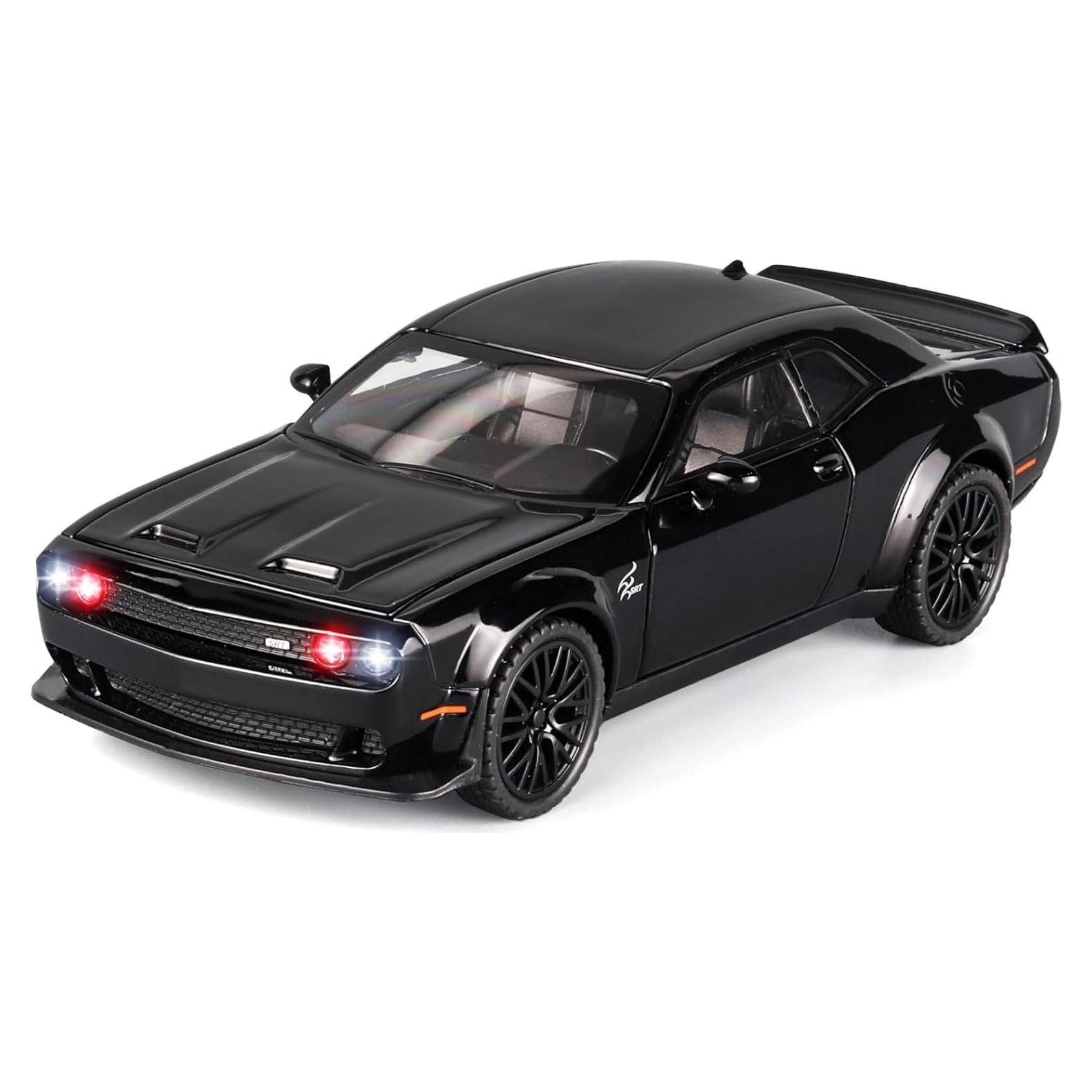 Coche de Juguete Hellcat OANMYJJO 15.8x7.1 cm con Luz y Sonido