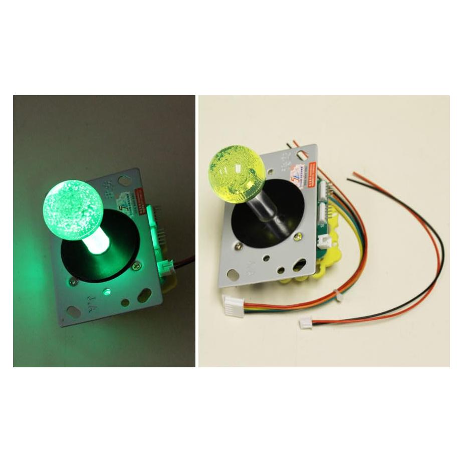 Joystick de Arcade RetroArcade LED Iluminado 8/4 Vías Verde