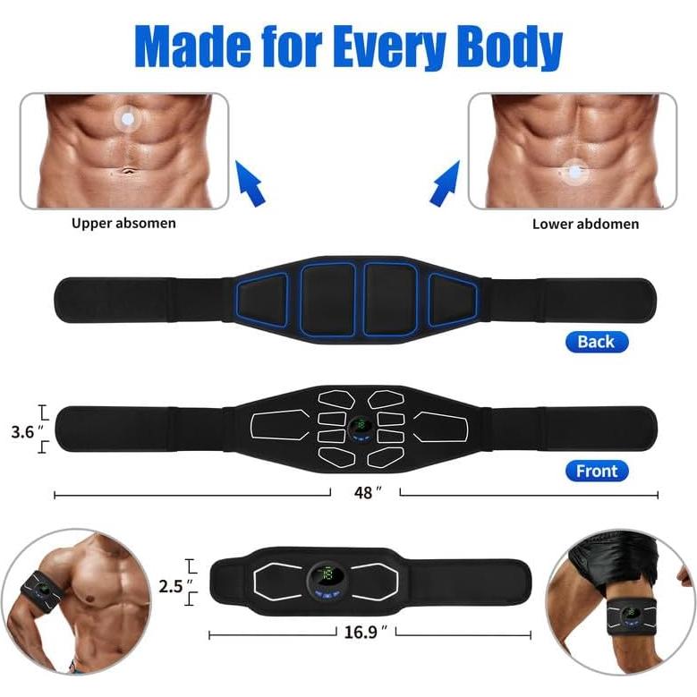 Estimulador Muscular Electrónico MarCoolTrip MZ para Abdomen