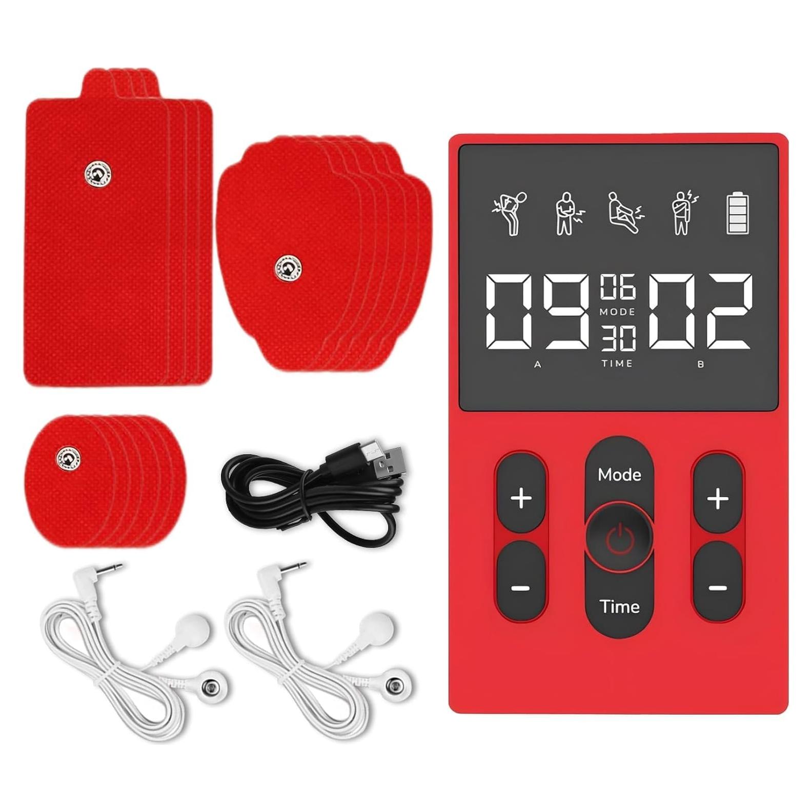 Estimulador Muscular TENS EMS CWTUL 12 Modos Compacto