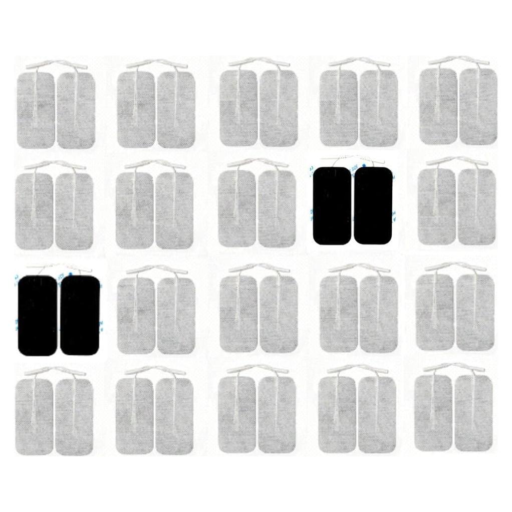 Electrodos TENS Acuzone Premium 40 PCS 5x10 cm Reutilizables