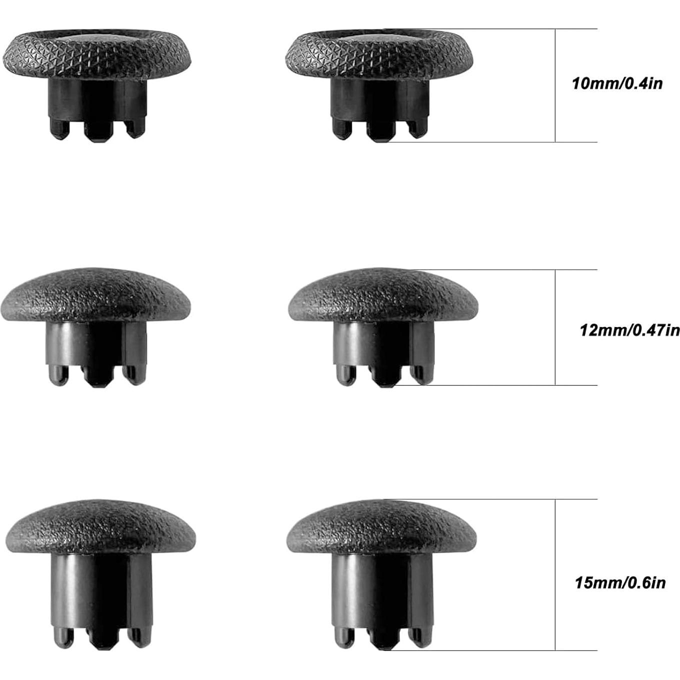 Tapas de Joystick PS5 Gugxiom 6 en 1 Negro