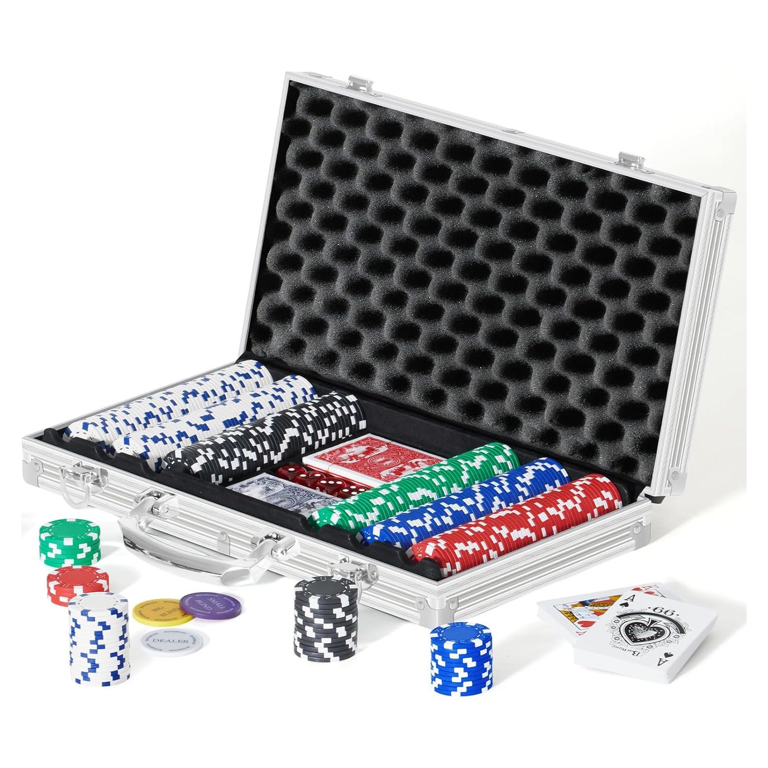 Set de Póker Boyzhood 300 Piezas con Estuche de Aluminio