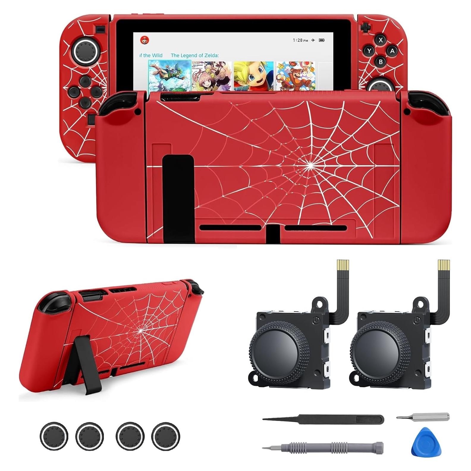 Funda Protectora JINGDU para Nintendo Switch 2017 Roja
