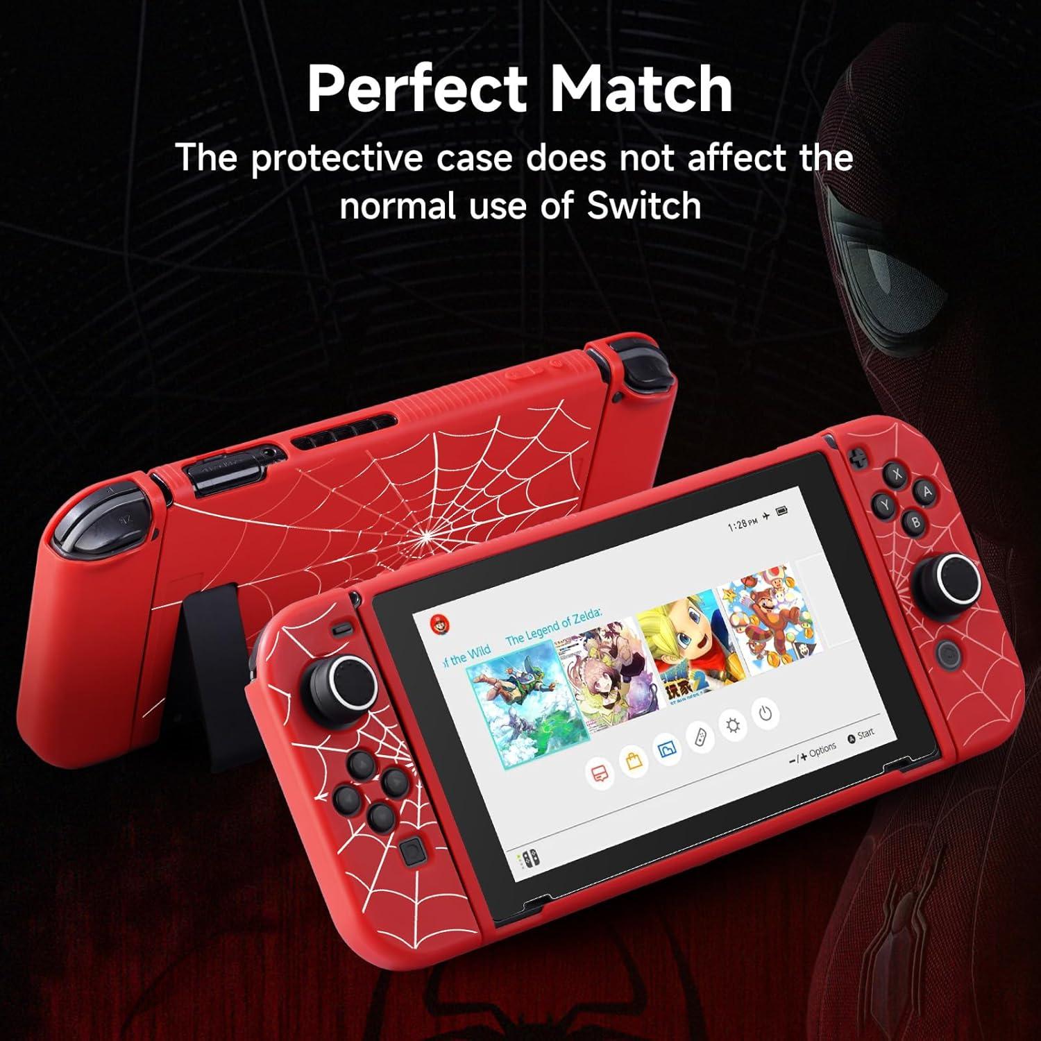 Funda Protectora JINGDU para Nintendo Switch 2017 Roja