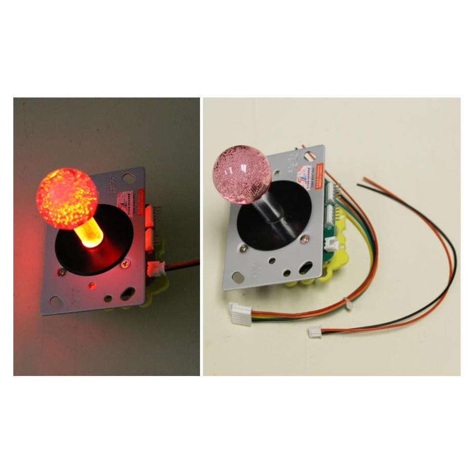 Joystick de Arcade LED RetroArcade 8/4 Vías Rojo 49.35 mm