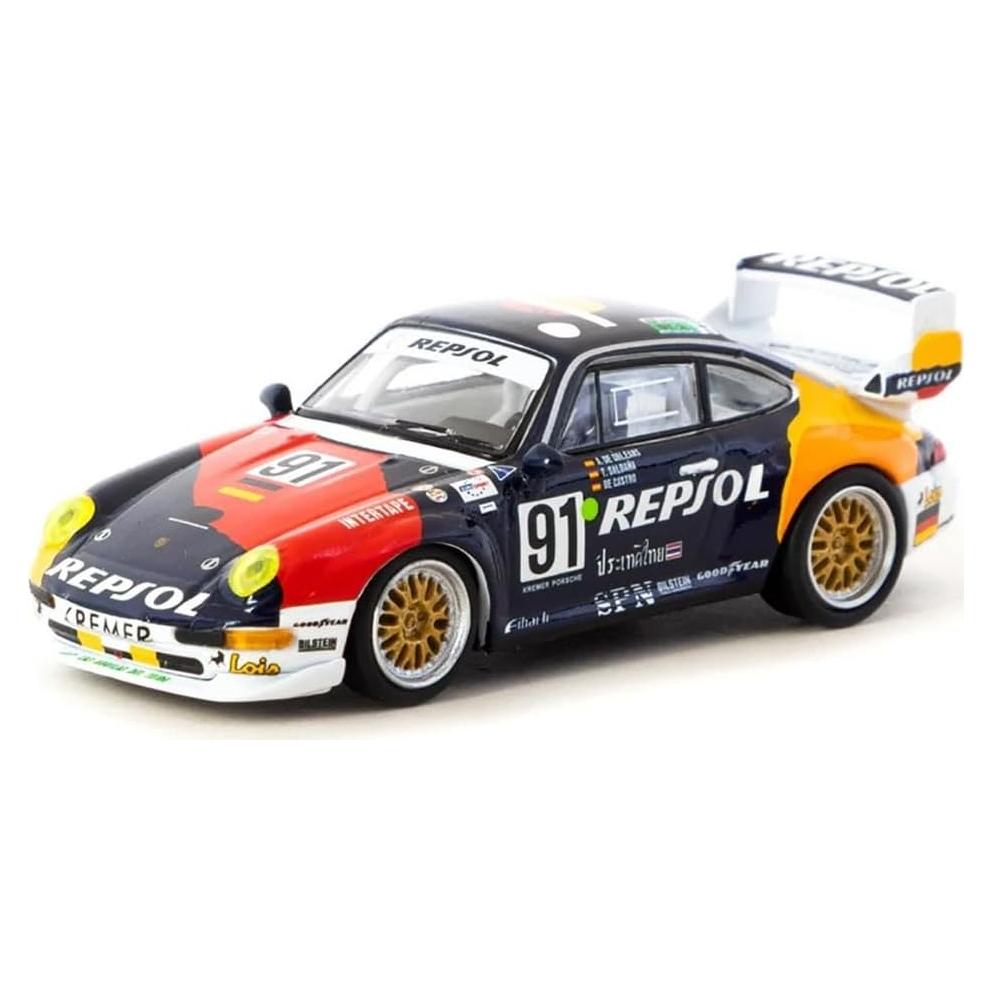 Coche Diecast 911 GT2 #91 Schuco Tarmac 1/64 Edición Limitada