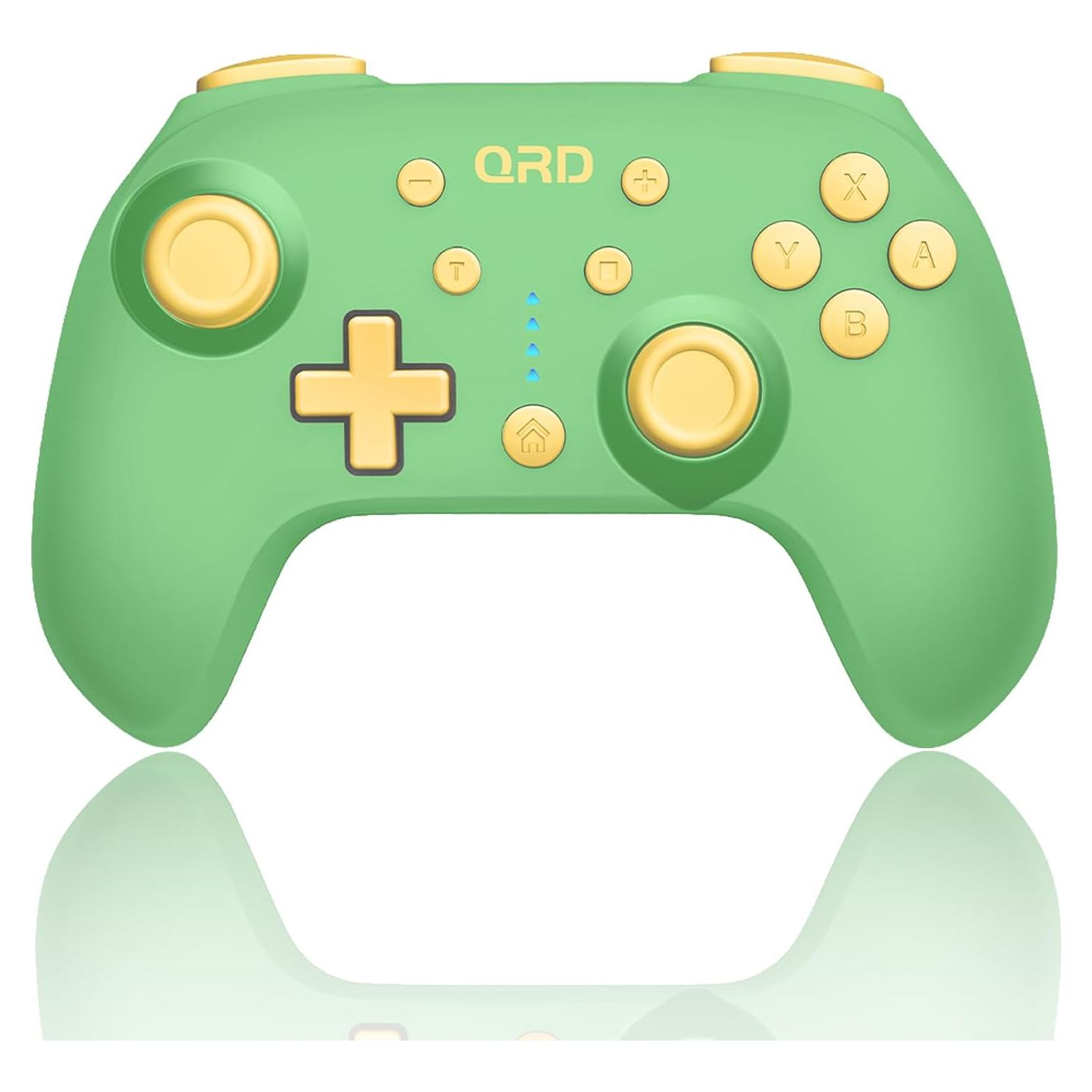 Controlador Inalámbrico QRD Junior E5 Verde para Switch