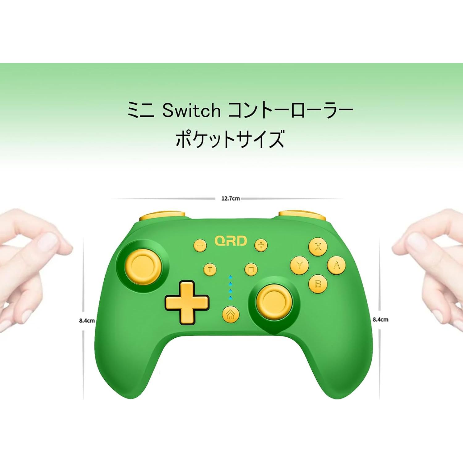 Controlador Inalámbrico QRD Junior E5 Verde para Switch