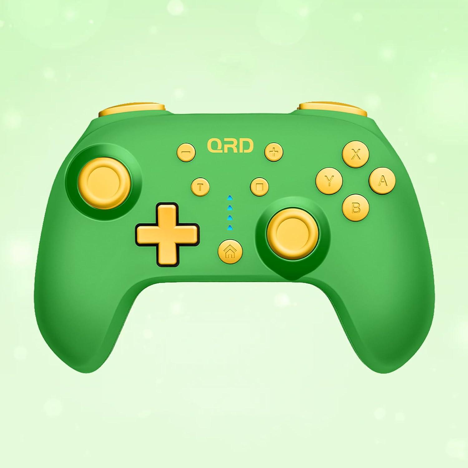 Controlador Inalámbrico QRD Junior E5 Verde para Switch
