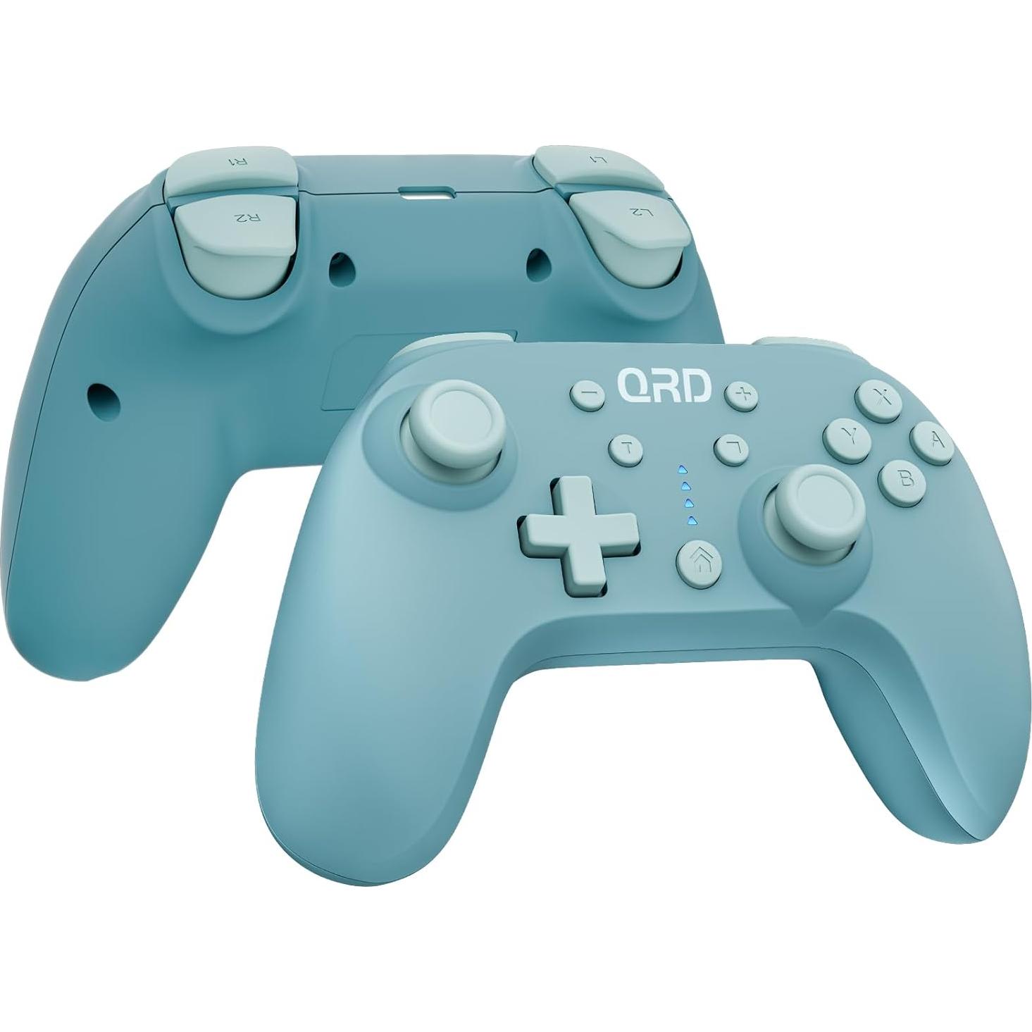 Controlador Inalámbrico QRD Junior E5 Azul para Switch y PC