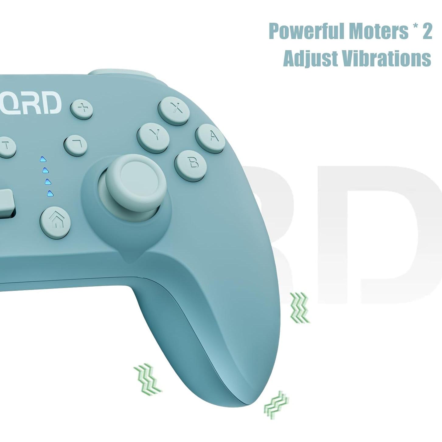 Controlador Inalámbrico QRD Junior E5 Azul para Switch y PC