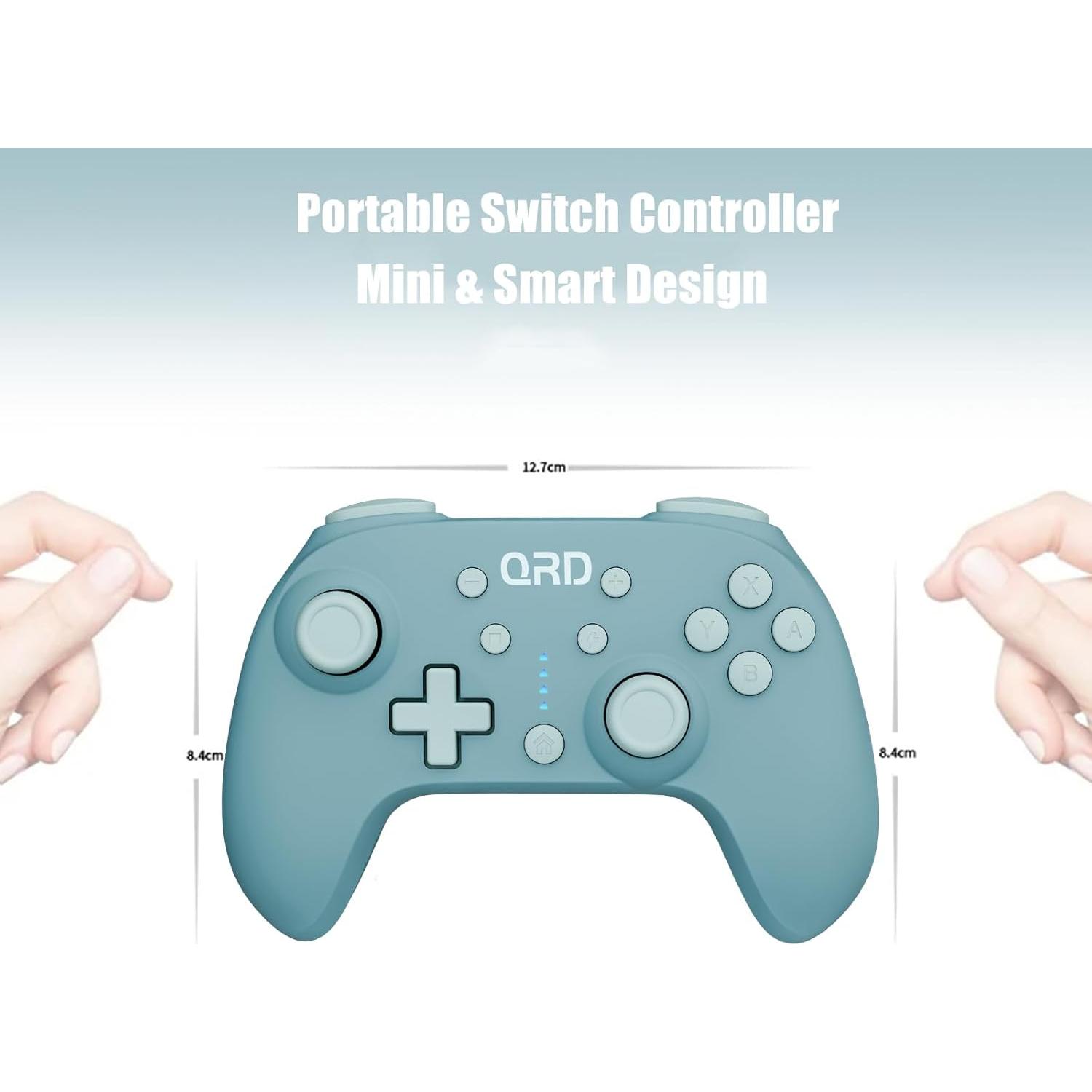 Controlador Inalámbrico QRD Junior E5 Azul para Switch y PC
